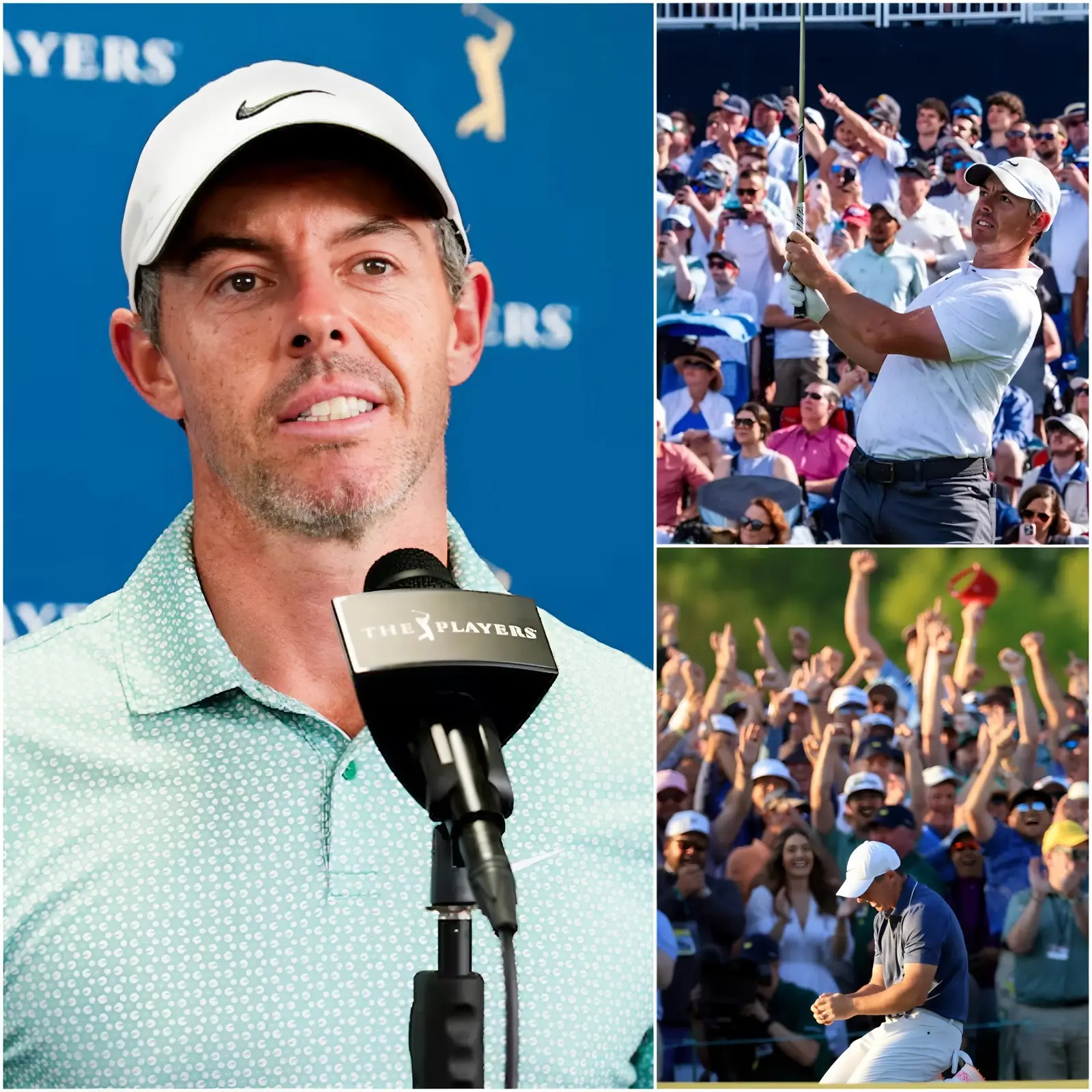 Cover Image for “IF I HAD TO CHOOSE AGAIN, I WOULD STILL STEP ONTO THE TEE WITH PROUD PRIDE – NO REGRETS!” – Rory McIlroy broke down in tears, expressing his deep gratitude to his loyal fans amidst a storm of harsh criticism and heckling from some spectators following his underwhelming performance at THE PLAYERS Championship 2026.