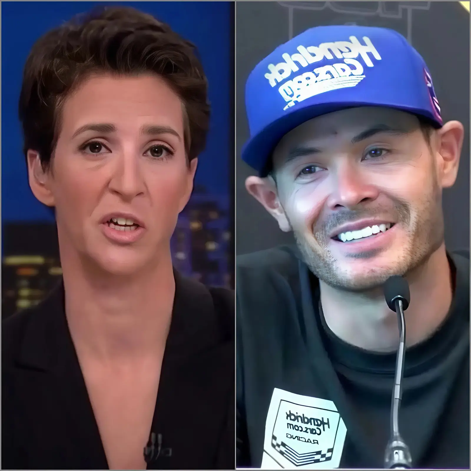 Cover Image for “SIT DOWN, BARBIE!” The top star and hero of the United States men’s ice hockey team, Jack Hughes, was unexpectedly interrupted during a live television broadcast when Rachel Maddow