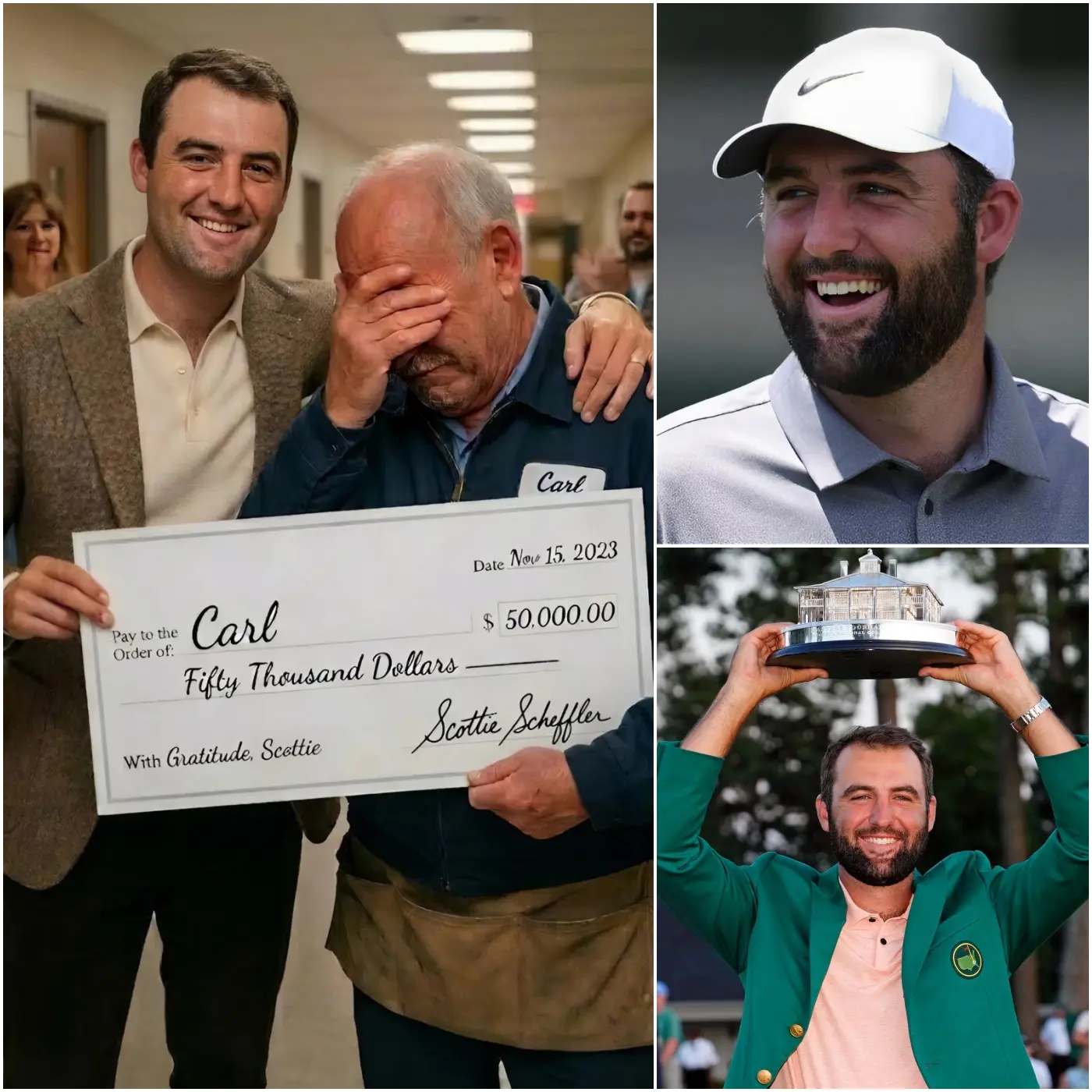 Cover Image for 💖 Scottie Scheffler Returns to His Childhood Course and Discovers His Beloved Groundskeeper Still Working at 79 — Leaves Everyone Speechless ⛳️