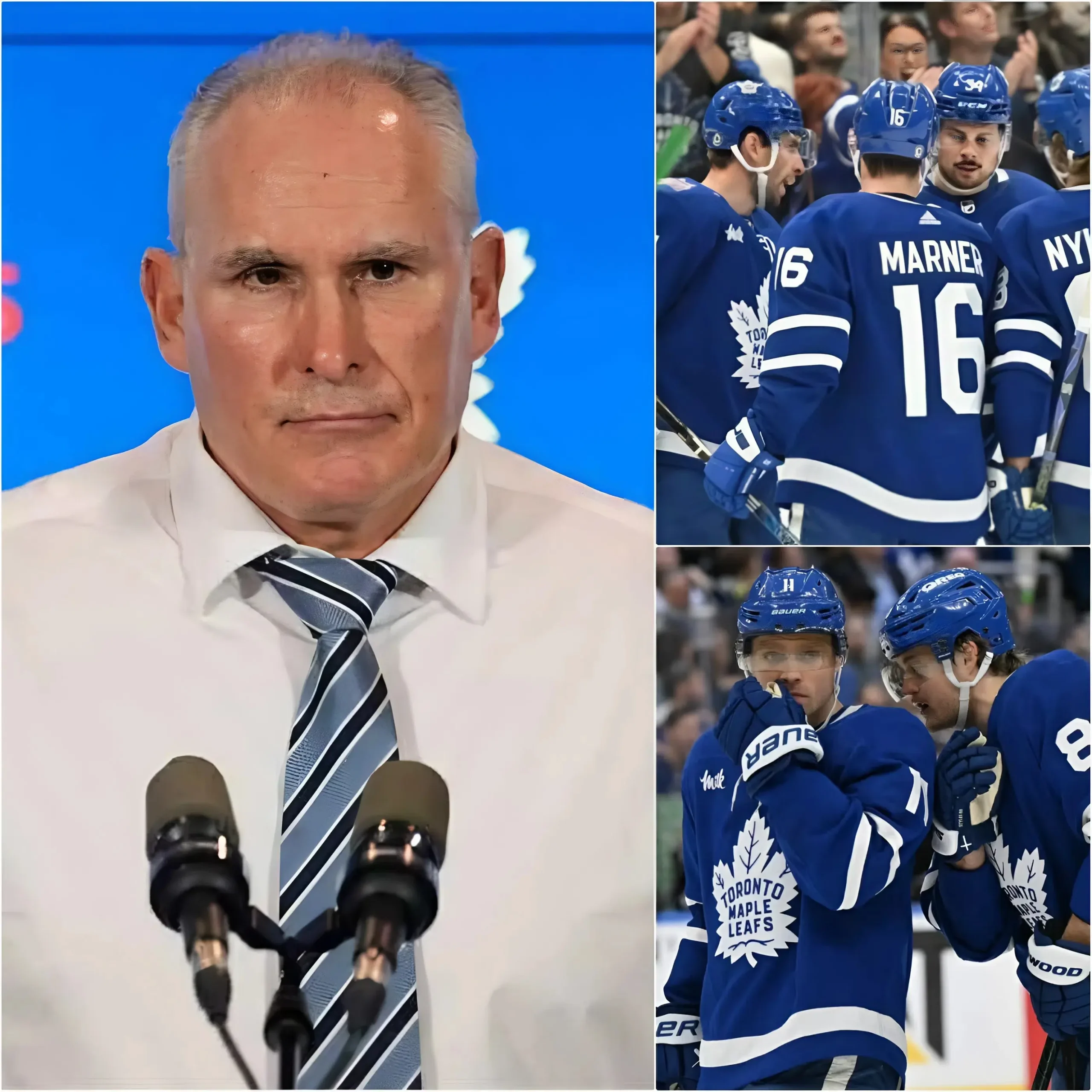 Cover Image for BREAKING NEWS: The Toronto Maple Leafs’ locker room erupted as 2 players were immediately suspended after publicly challenging Craig Berube — the coach issued a chilling warning. Tensions flared in the Maple Leafs’ locker room this week when several players were reportedly openly expressing disobedience and dissatisfaction with head coach Craig Berube.