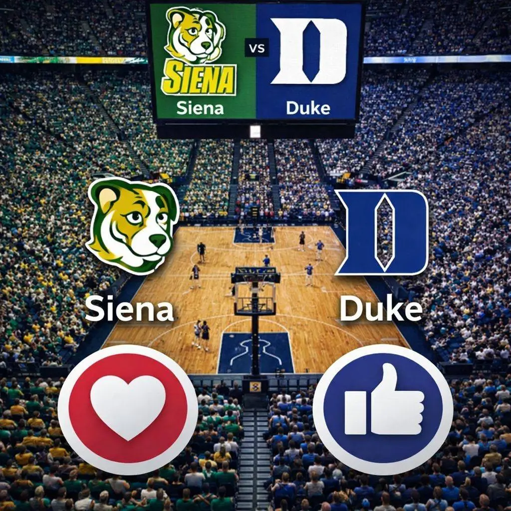 Cover Image for 🚨🚨🚨 TIME CHANGE ANNOUNCEMENT: Siena vs. Duke Basketball Game — The official start time has been confirmed as organizers adjust the schedule for one of the most anticipated basketball matchups of the season! 🏀🔥