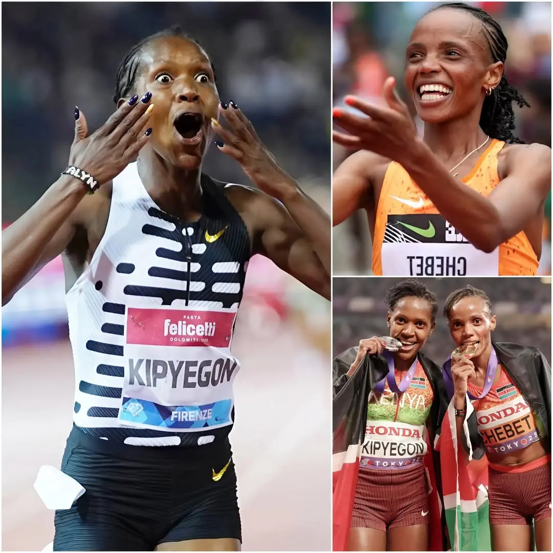 Cover Image for ❤️👶The sisterhood in athletics: Just a few days after Beatrice Chebet officially announced her first pregnancy and that she would take a complete break from competing throughout the 2026 season to prepare for the arrival of her firstborn child, a heartwarming gesture from the “big sister” Faith Kipyegon melted the hearts of millions, bringing tears of happiness.