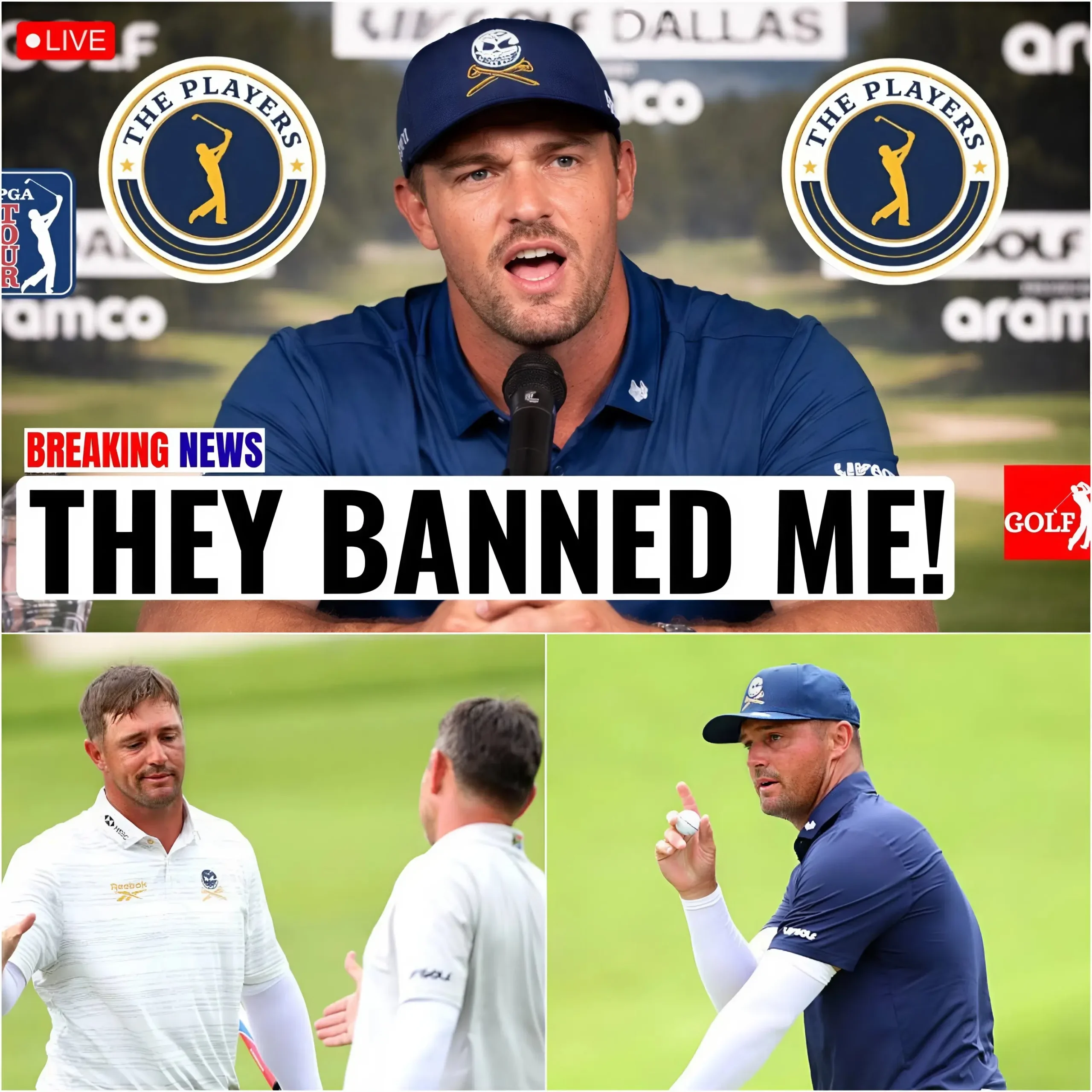 Cover Image for 💥WHAT JUST HAPPENED?! Bryson DeChambeau Reveals Why He Was NOT Allowed at The Players!