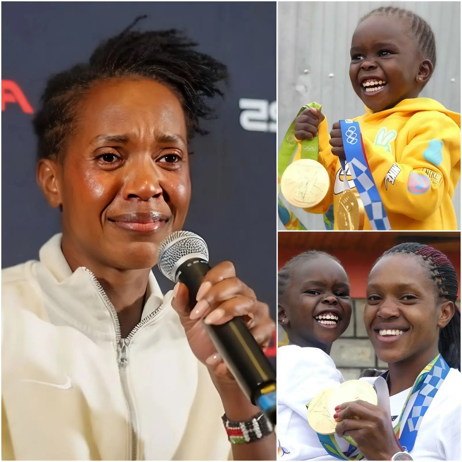 Cover Image for 🚨SHOCKING: Just recently, Faith Kipyegon broke her silence with uncontrollable tears during a press conference, revealing a secret that left the whole world stunned about her beloved daughter Alyn: “I run for my daughter, but it turns out she’s been fighting a terrible illness all alone…”