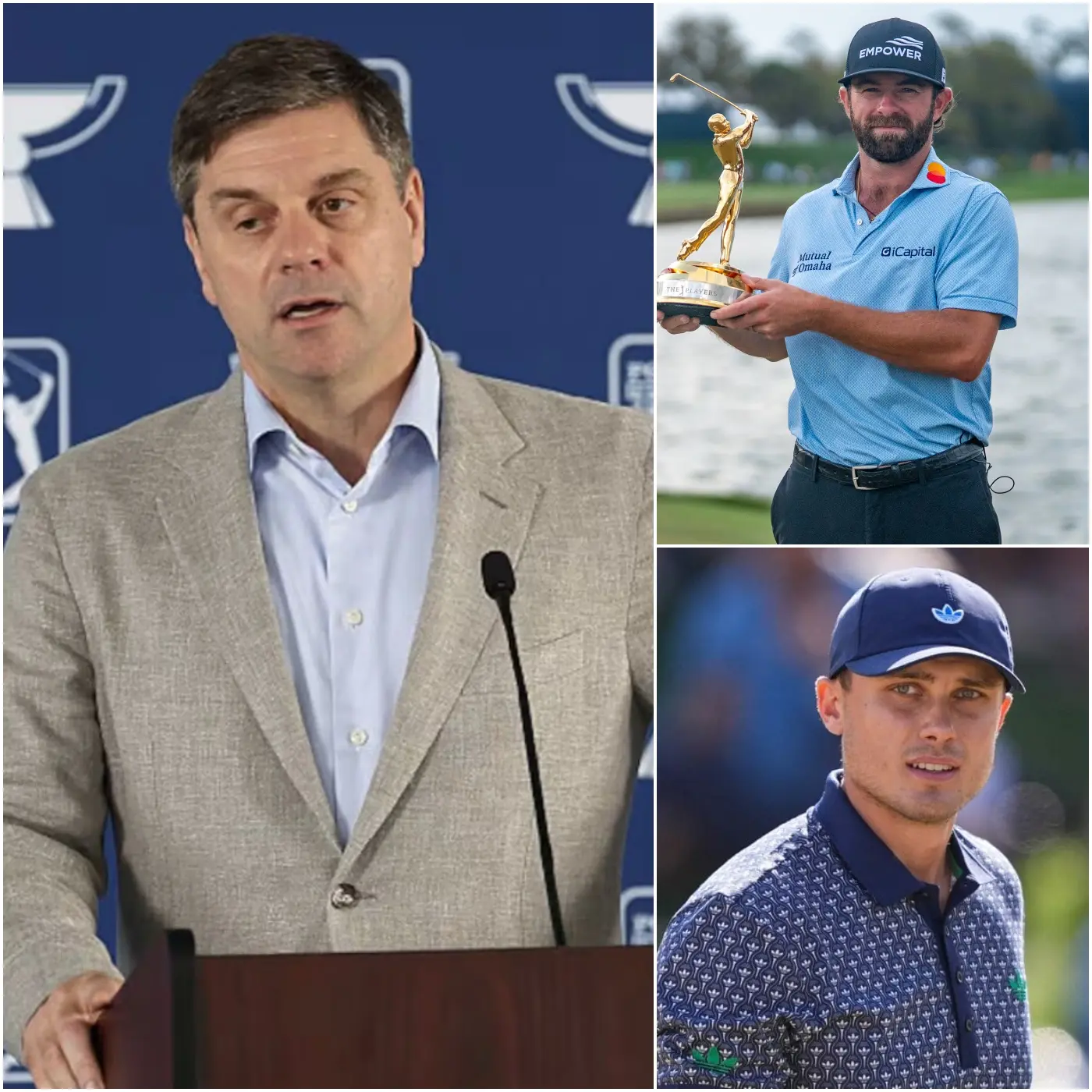 Cover Image for 🚨 3 MINUTES AGO: PGA Tour Officially Breaks Silence! Tournament officials have decided to harshly sanction Cameron Young following explosive allegations of cheating in his victory over Ludvig Åberg at the 2026 PLAYERS Championship.