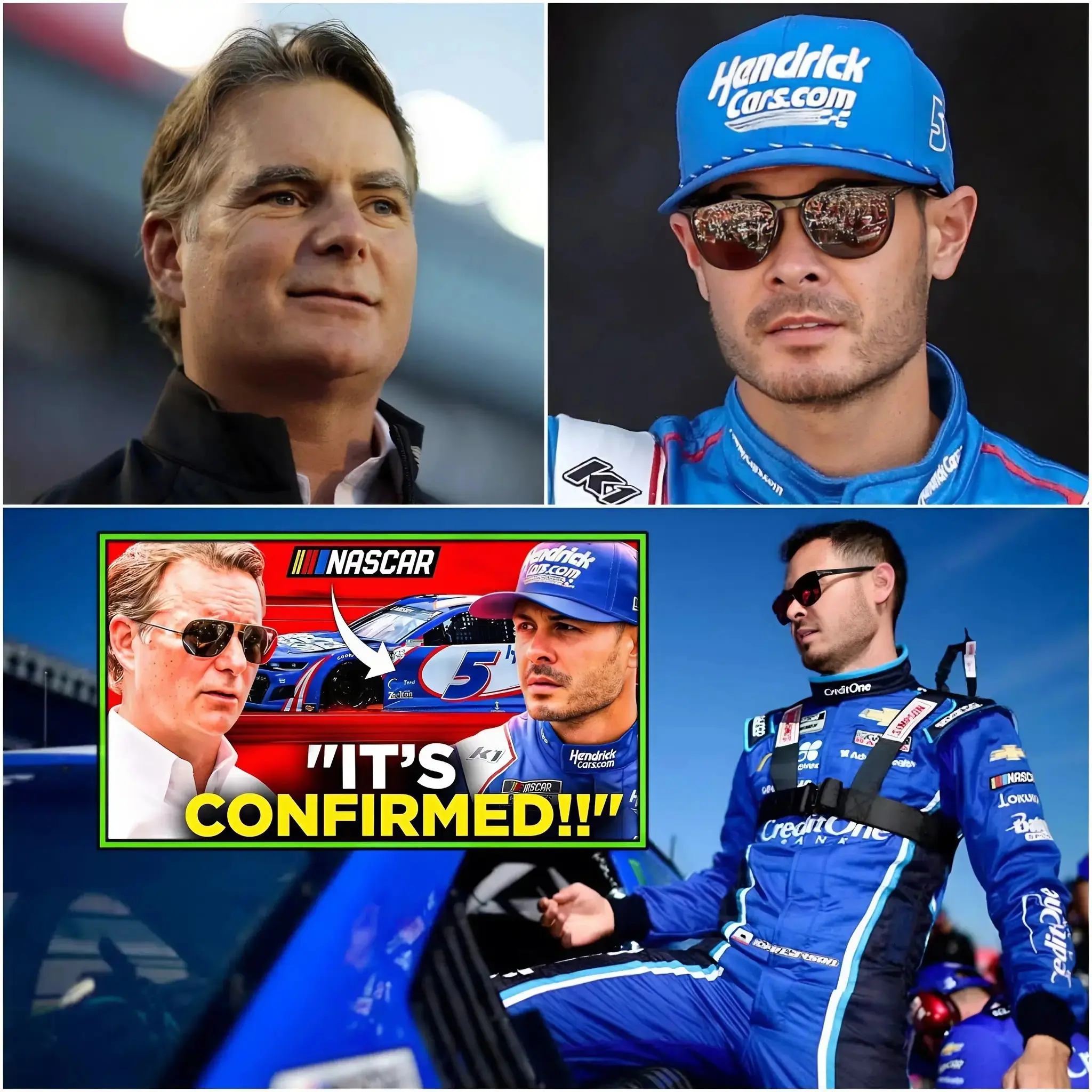 Cover Image for NASCAR BOMBSHELL💥TERRIBLE NEWS For Larson After Jeff Gordon’s SHOCKING DECISION!