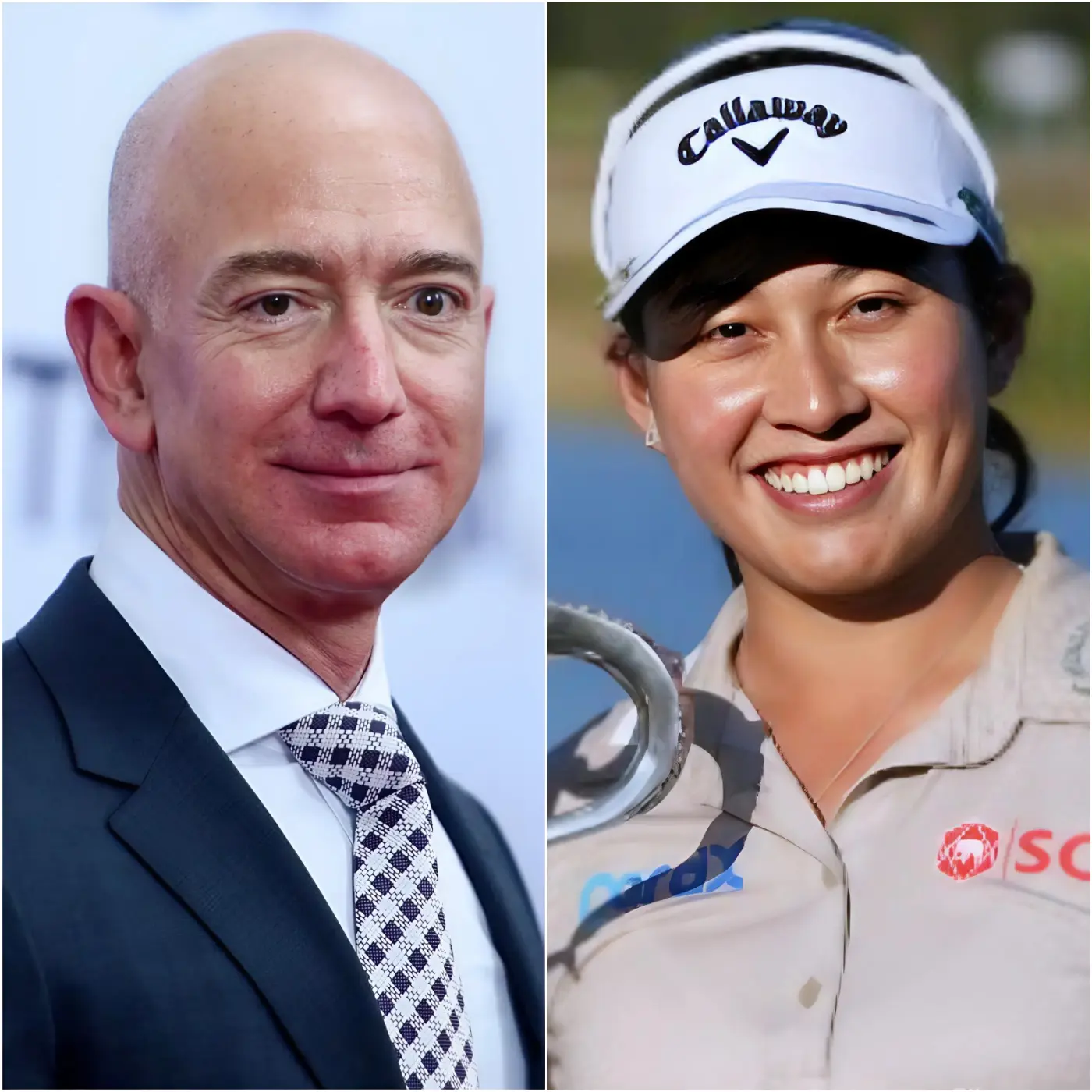 Cover Image for 15 MINUTES AGO 🔥 Billionaire Jeff Bezos, one of the world’s wealthiest figures with a vast fortune from Amazon and Blue Origin, unexpectedly invited top Thai golf star Jeeno Thitikul to take part in a charity golf event he is hosting, offering an appearance fee of nearly $5 million.