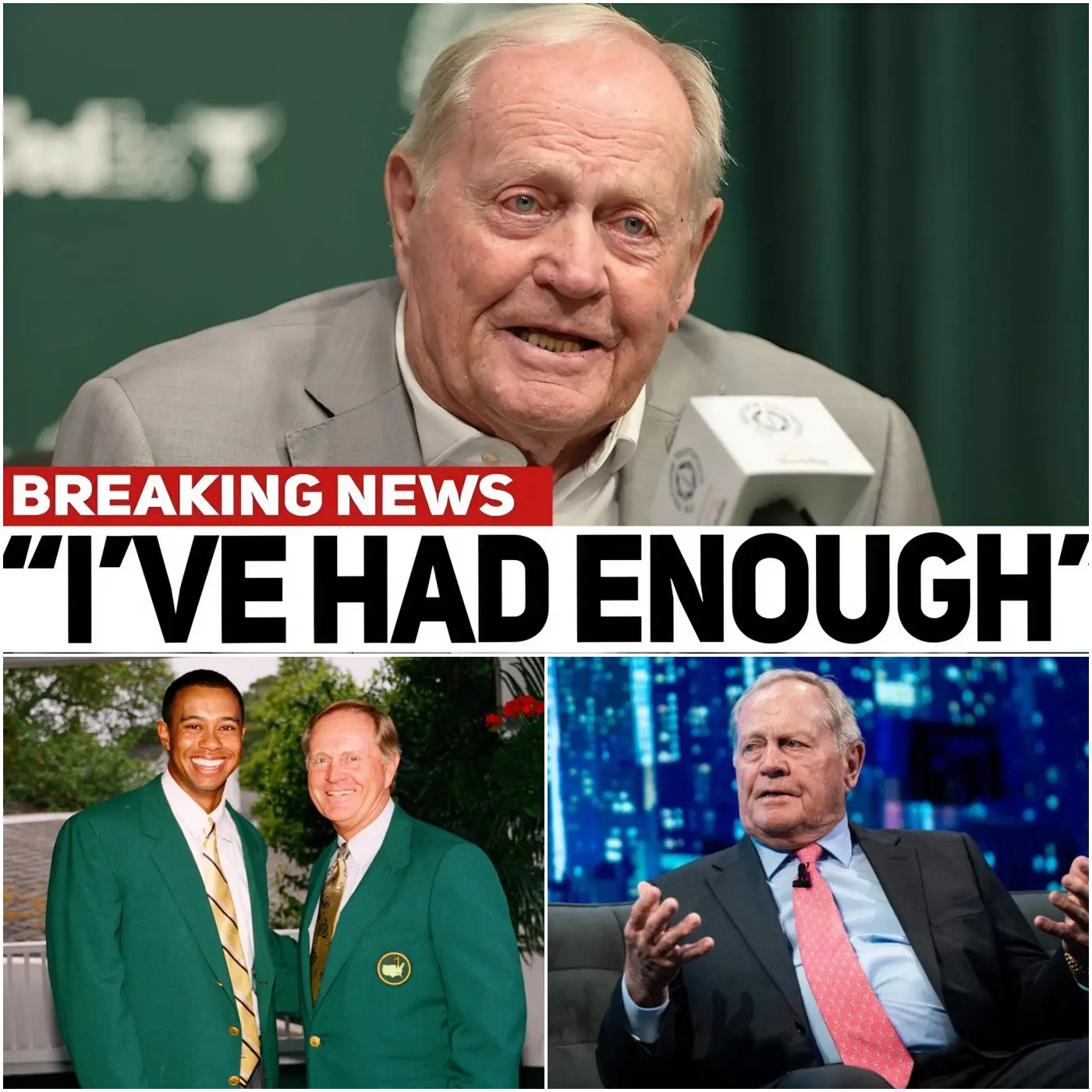 Cover Image for 🚨 “THIS IS NOT WHAT I BUILT — AND I WON’T STAY SILENT.” — Jack Nicklaus unleashed a fierce takedown of Companies after a stunning $50M verdict rocked the golf world, a dramatic escalation that immediately sent shockwaves through players, sponsors, and fans, as the legendary icon’s response signaled a battle that is far from over.