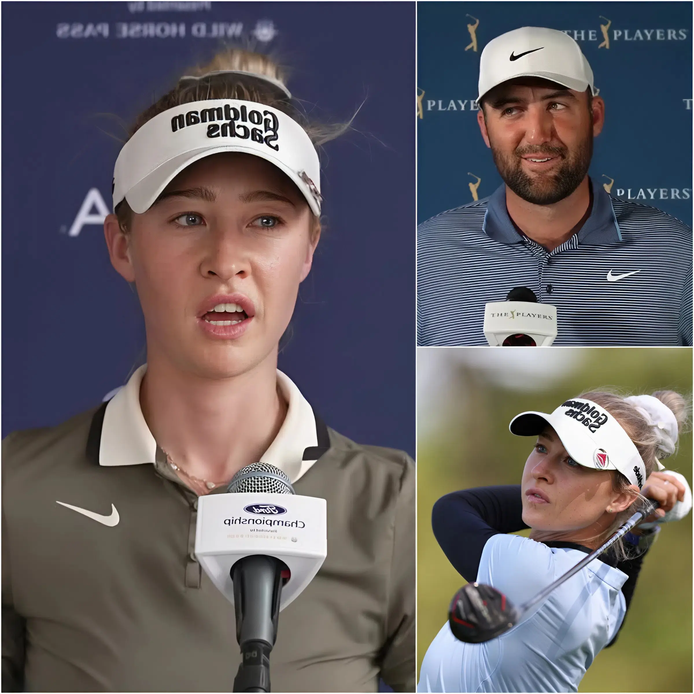 Cover Image for 🔥 CONTROVERSY ERUPTS: Nelly Korda slams proposed separate women’s golf league as “discrimination in disguise,” warning of a setback for equality—while Scottie Scheffler backs her stance, igniting a global debate across the sport