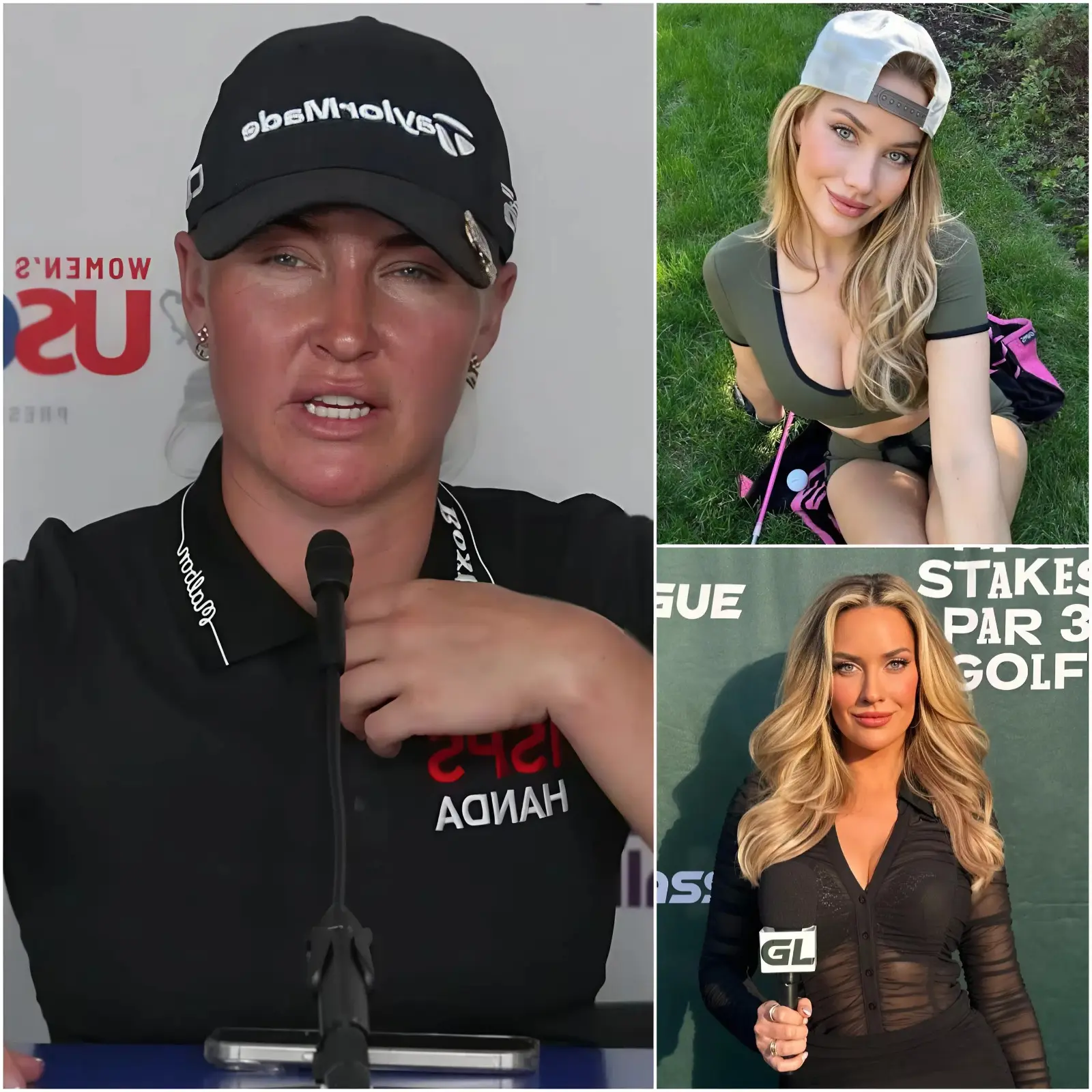 Cover Image for “DON’T EVER COMPARE ME TO A SOCIAL MEDIA GOLFER.”🔴 Charley Hull fired back with visible fury after being compared to Paige Spiranac during a tense interview