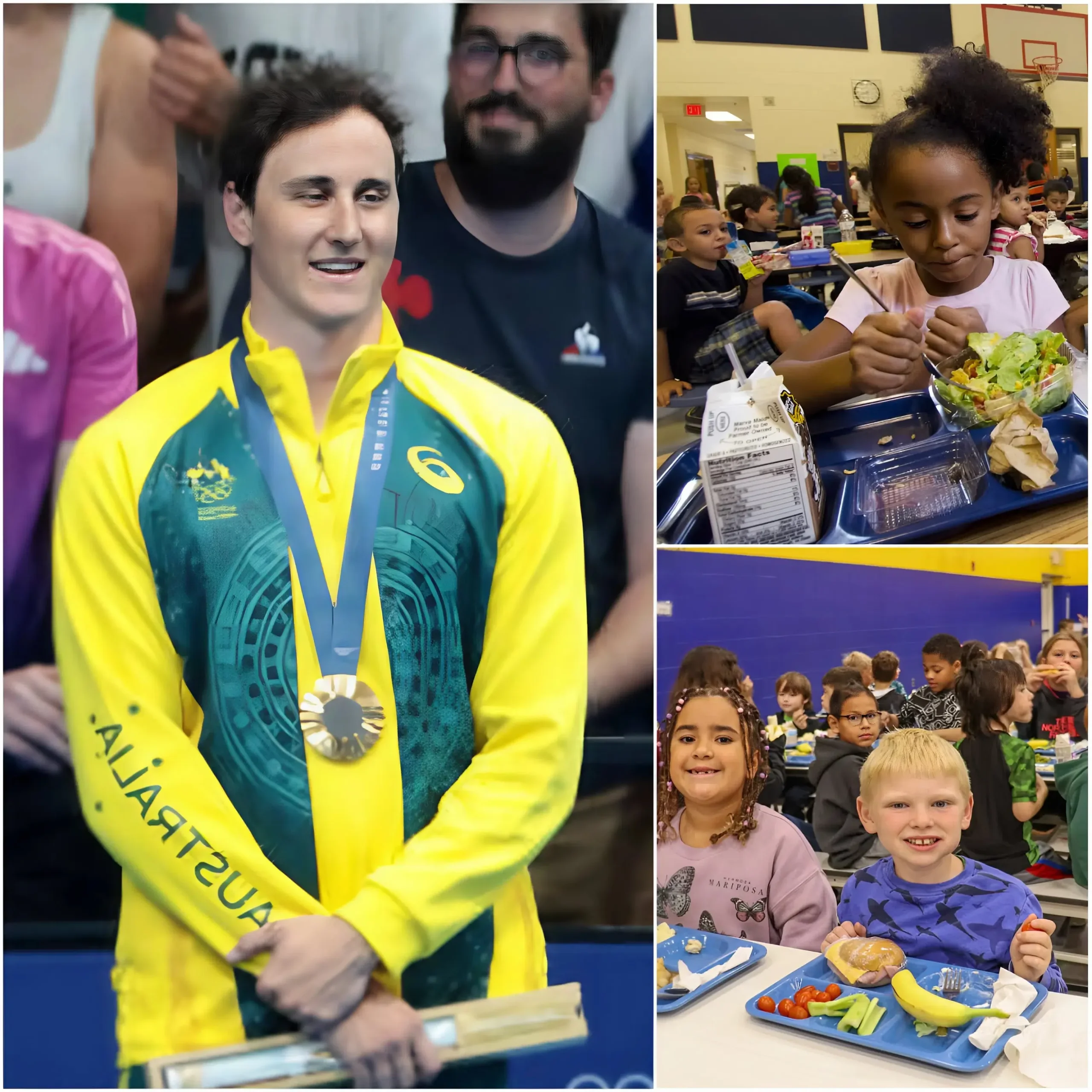 Cover Image for GOOD NEWS ❤️ Cameron McEvoy has wiped out $667,000 in lunch debt at 103 schools across Australia — “A victory bigger than any championship dream.”
