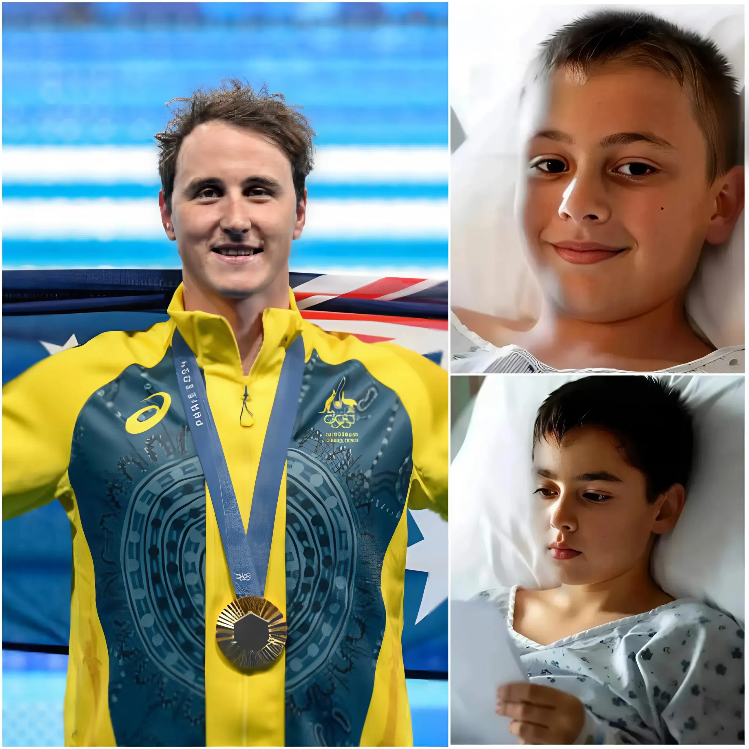 Cover Image for Eleven-year-old Mateo Lopez was counting down his final days battling terminal bone cancer. His greatest wish was to see his idol, Cameron McEvoy, compete one last time before he passed away.