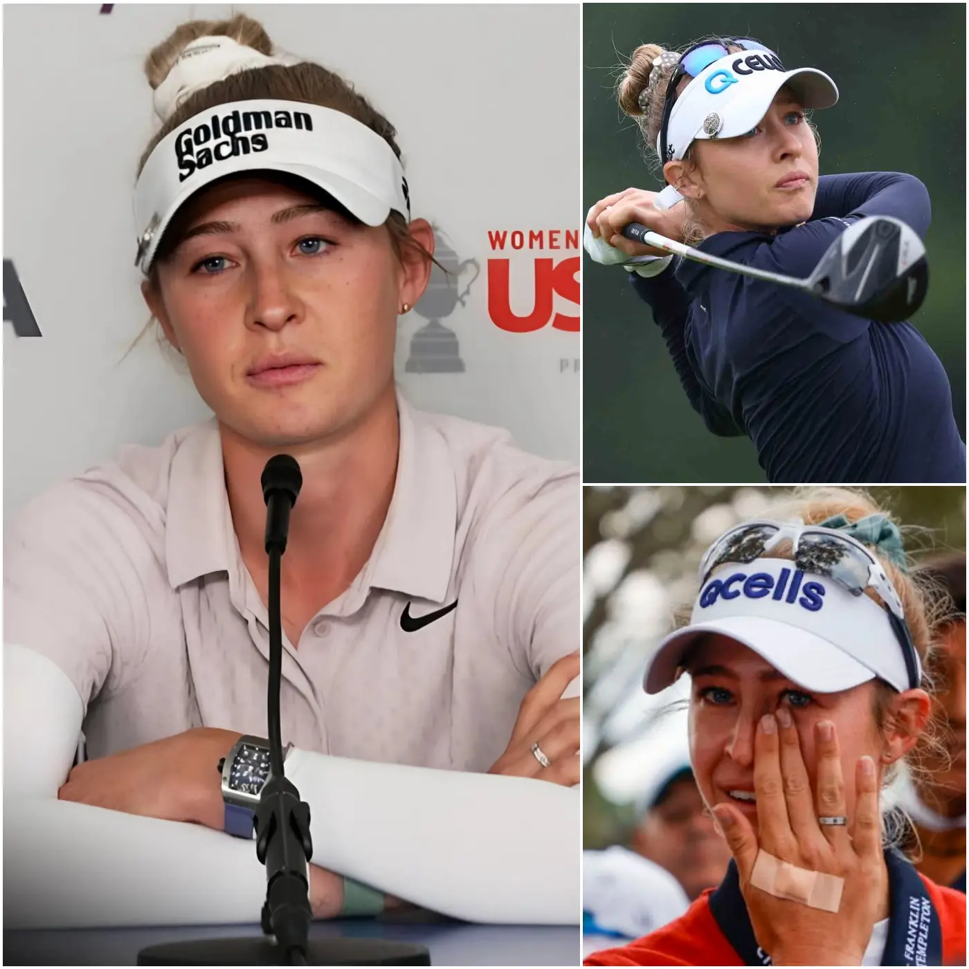 Cover Image for “PEOPLE SEE THE TROPHIES — THEY DON’T SEE THE NIGHTS I BROKE DOWN.” 💔 Nelly Korda stunned the golf world with a raw and emotional confession