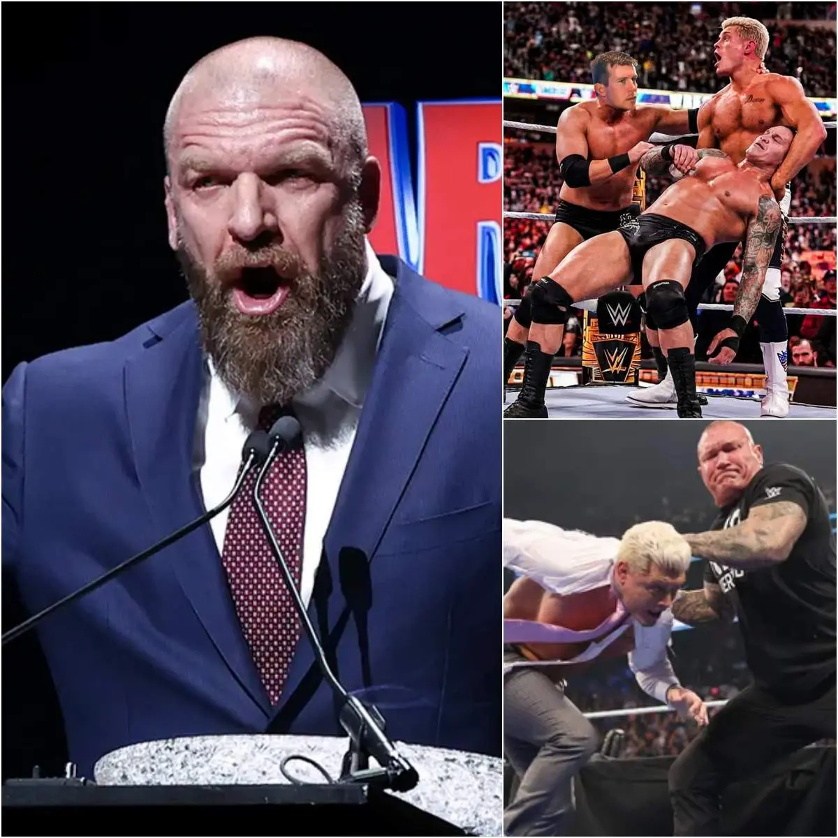 Cover Image for HOT NEWS: Randy Orton has just received a severe punishment from WWE after brutally attacking Cody Rhodes during last week’s contract signing. He is highly likely to be absent from all WWE events this year following the recent statement from Triple H.