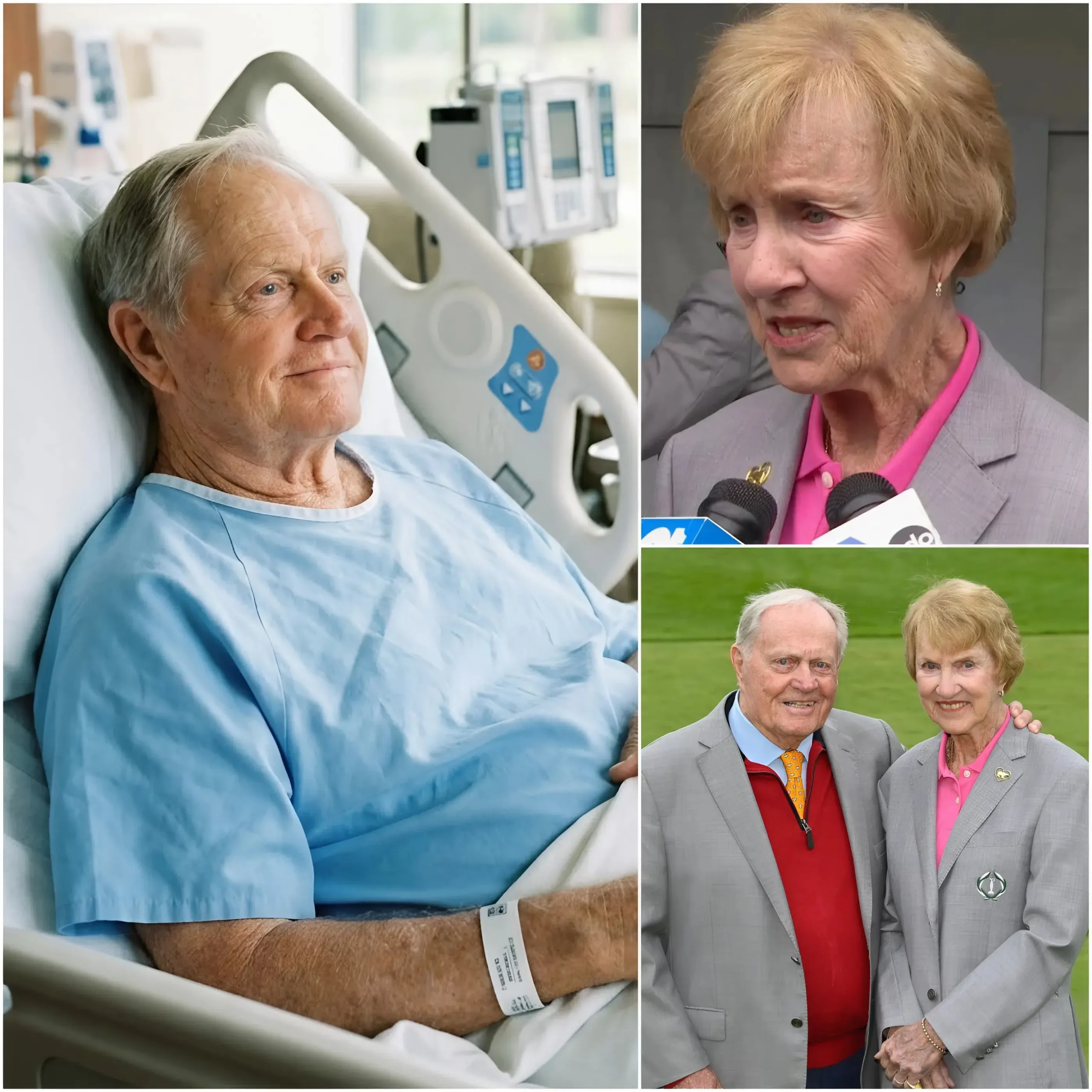 Cover Image for 💔😭 SAD NEWS IN THE GOLF WORLD: Jack Nicklaus, visibly emotional, broke down in tears as he revealed that he is battling cancer, touching the world with a deeply painful confession — “My greatest wish is to live long enough to be with Barbara Nicklaus and witness the precious moments of our family.”