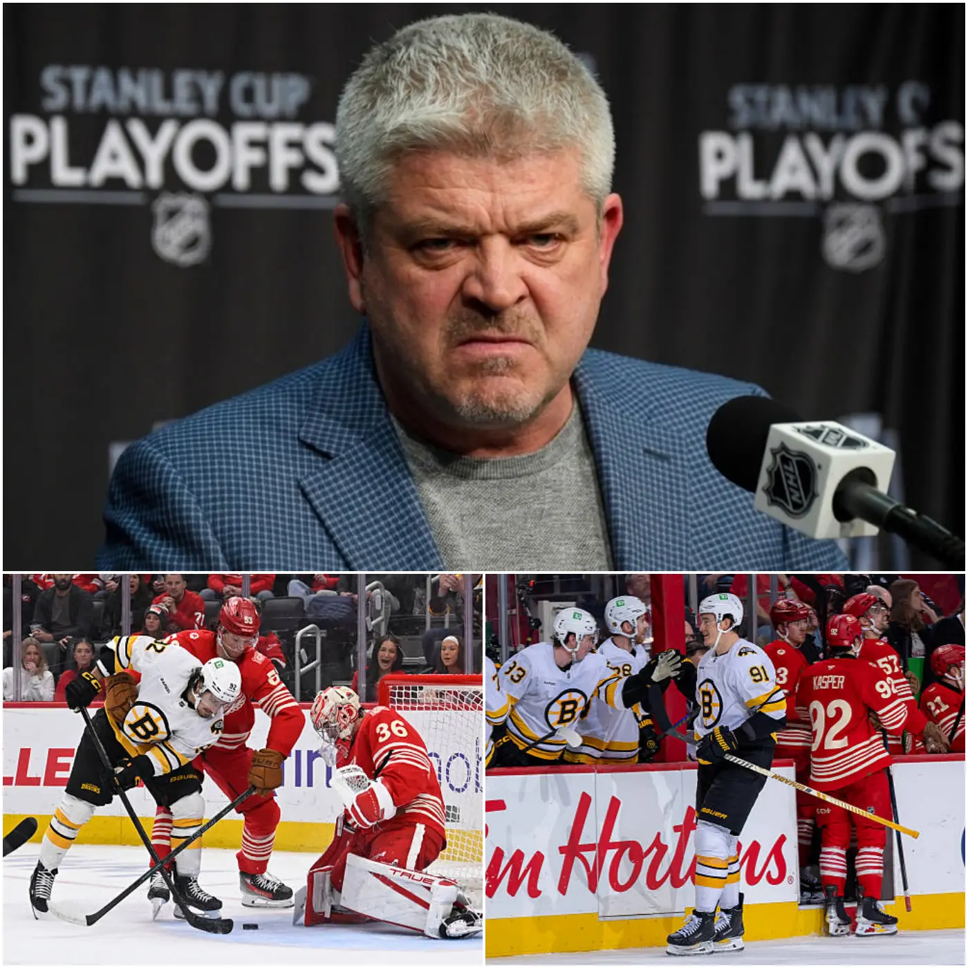 Cover Image for “I don’t want to see him here again — not even for a single minute!” — Detroit Red Wings head coach Todd McLellan angrily declared after