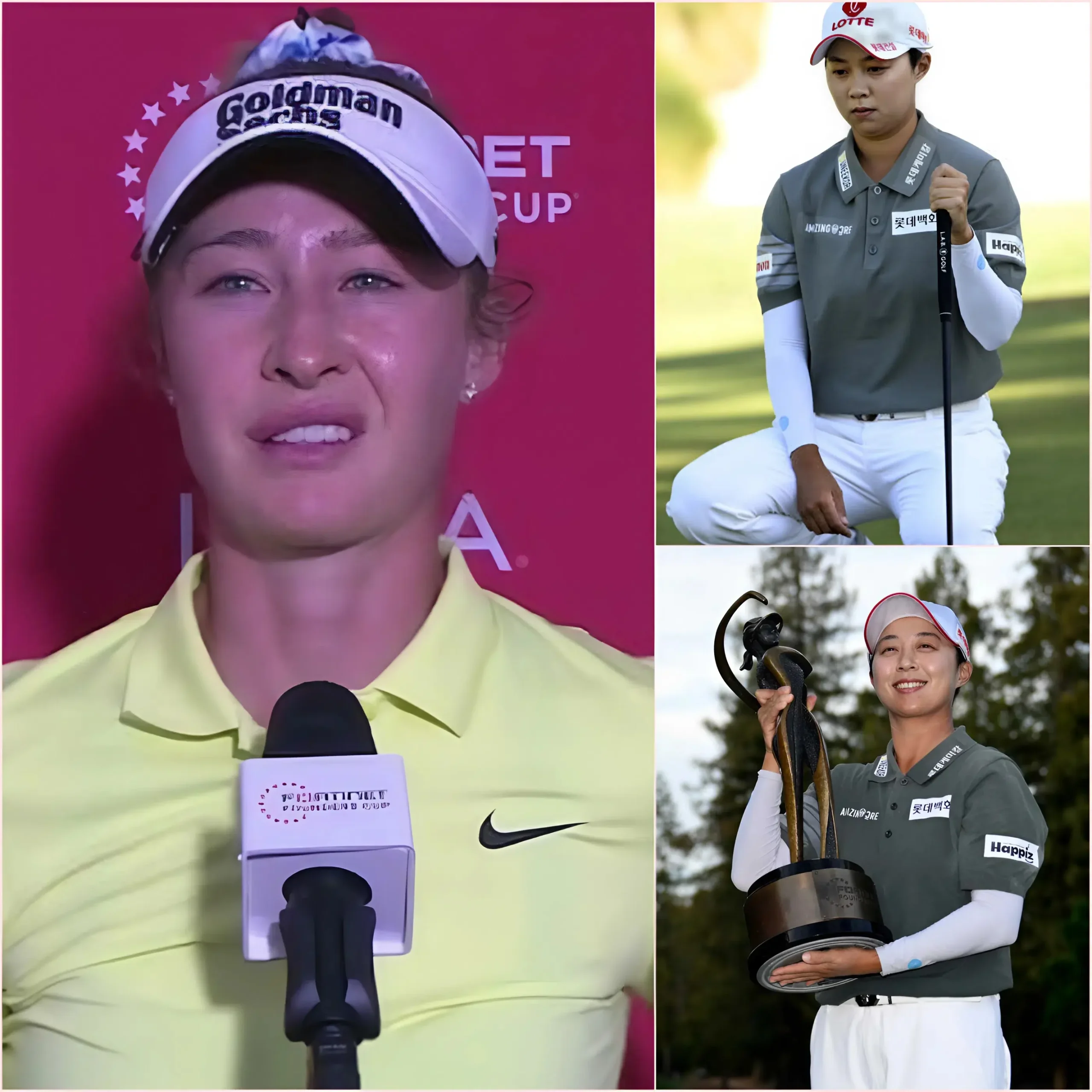 Cover Image for “Shut Up and Leave, You Liar!” – Nelly Korda’s Explosive Outburst Shocks Golf World as She Accuses Hyo Joo Kim of Using a “Biological Chip”; Tearful Confrontation, Referee Intervention, and a Stunning Final Verdict That Ends One Player’s Career Forever