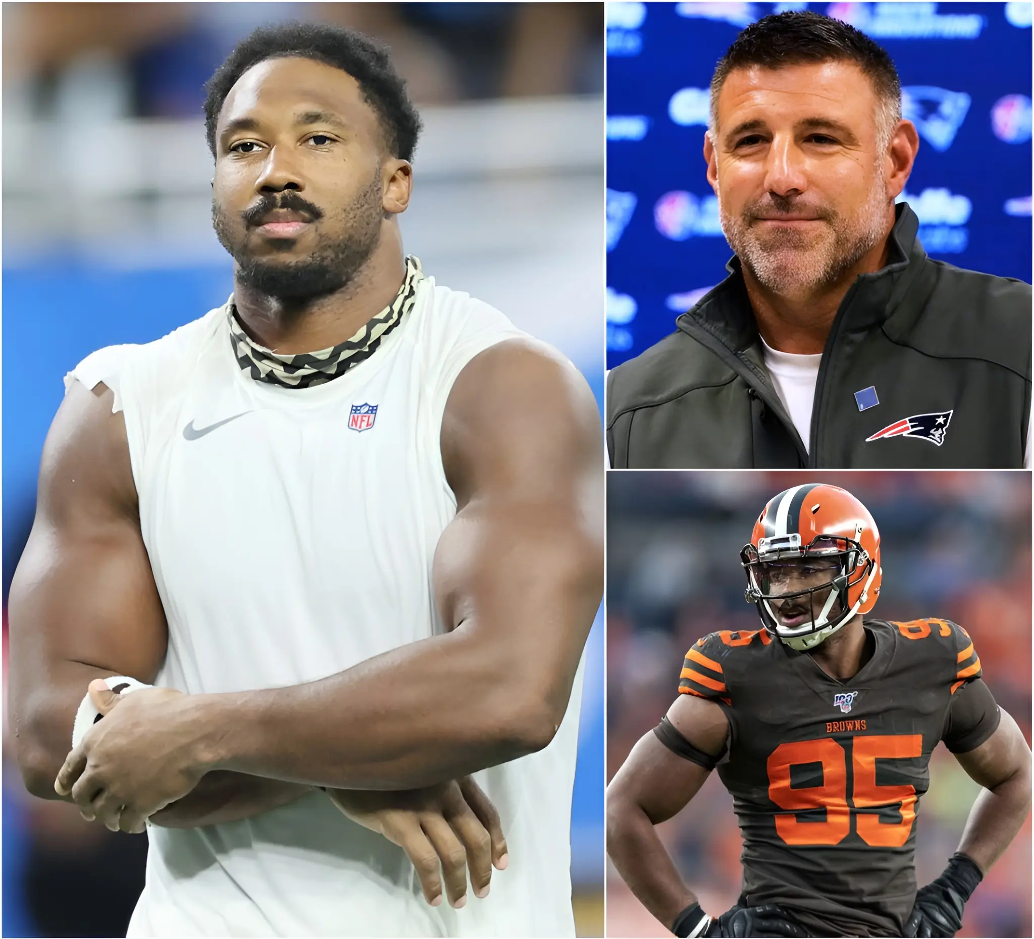 Cover Image for 🚨 SHOCKING NEWS: The New England Patriots are preparing a blockbuster move to land superstar Myles Garrett, a decision that could shake the entire NFL to its core. Head coach Mike Vrabel firmly believes Garrett is the missing piece to instantly transform the team into a true championship contender.