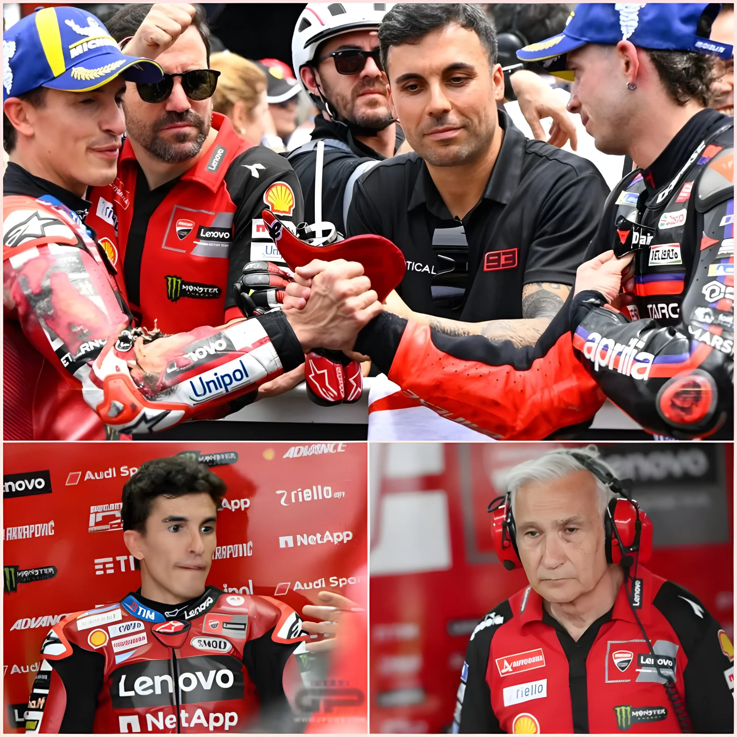 Cover Image for 🔥 “THERE WERE TOO MANY MISTAKES IN THIS RACE!” In a fit of anger, Tardozzi didn’t hesitate to speak out, frankly pointing out three controversial irregularities at the Brazilian GP – factors he believes directly robbed Marc Marquez of his chance to win.