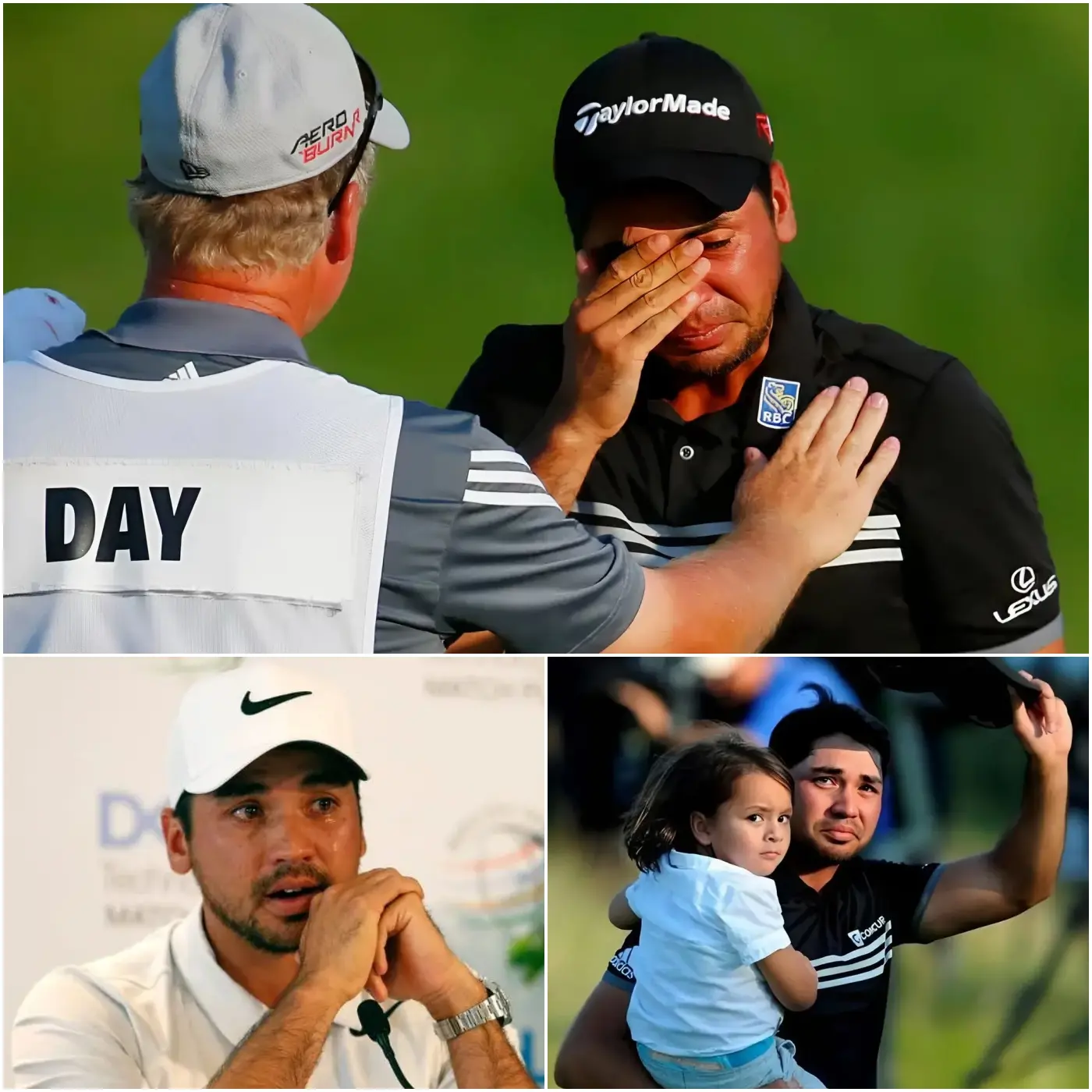 Cover Image for SAD NEWS🔴 Jason Day will be sitting out upcoming golf tournaments due to a heartbreaking personal reason, leaving fans devastated👇
