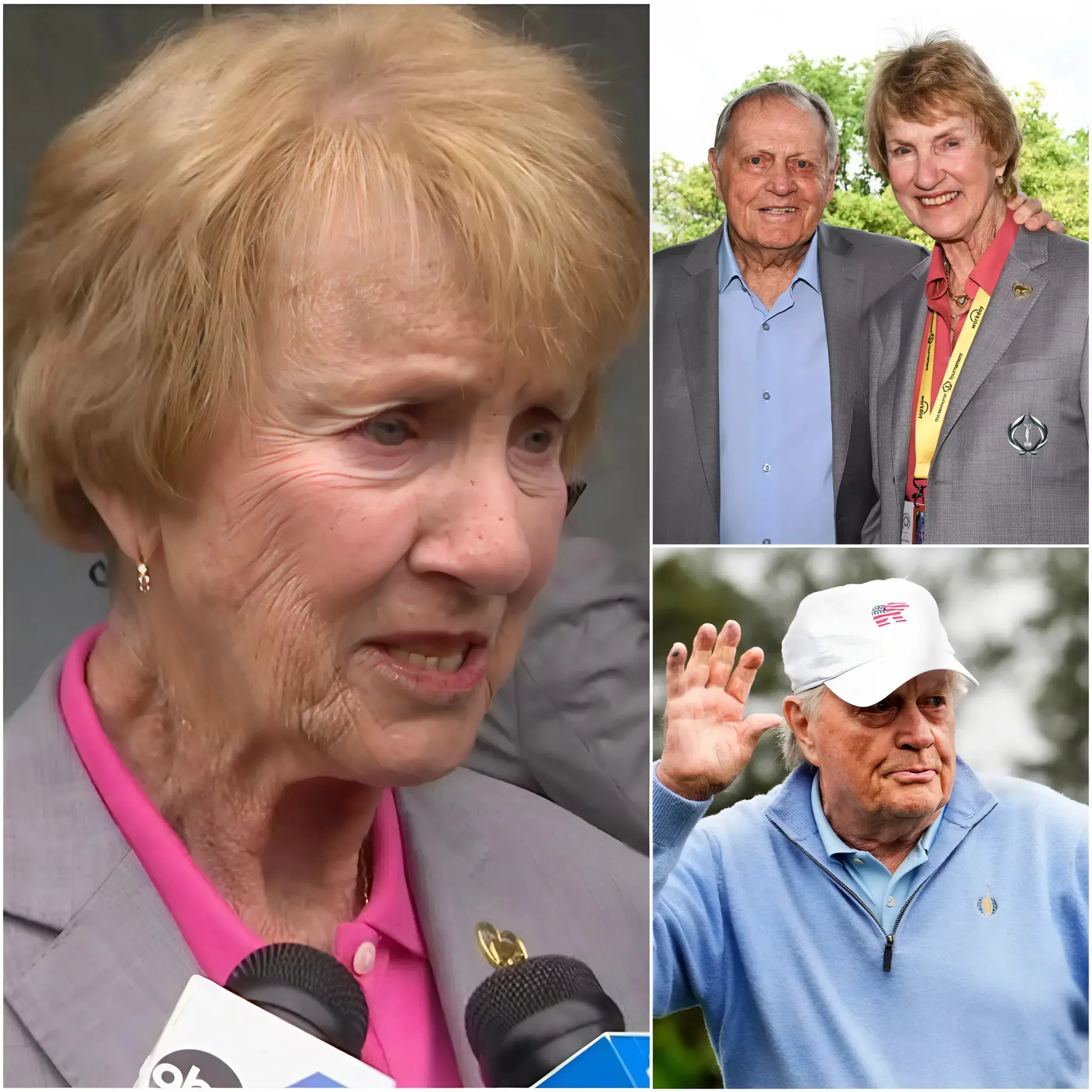 Cover Image for SAD NEWS 💔: Just 20 minutes ago in Texas, USA, at the age of 82, Barbara Nicklaus, wife of golf legend Jack Nicklaus, moved the world when she revealed that he was battling cancer… Read the full story below 👇👇