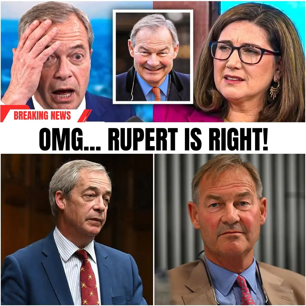 Cover Image for Farage L0SES IT When He Realizes Rupert Lowe Was RIGHT On Muslims!!!!.