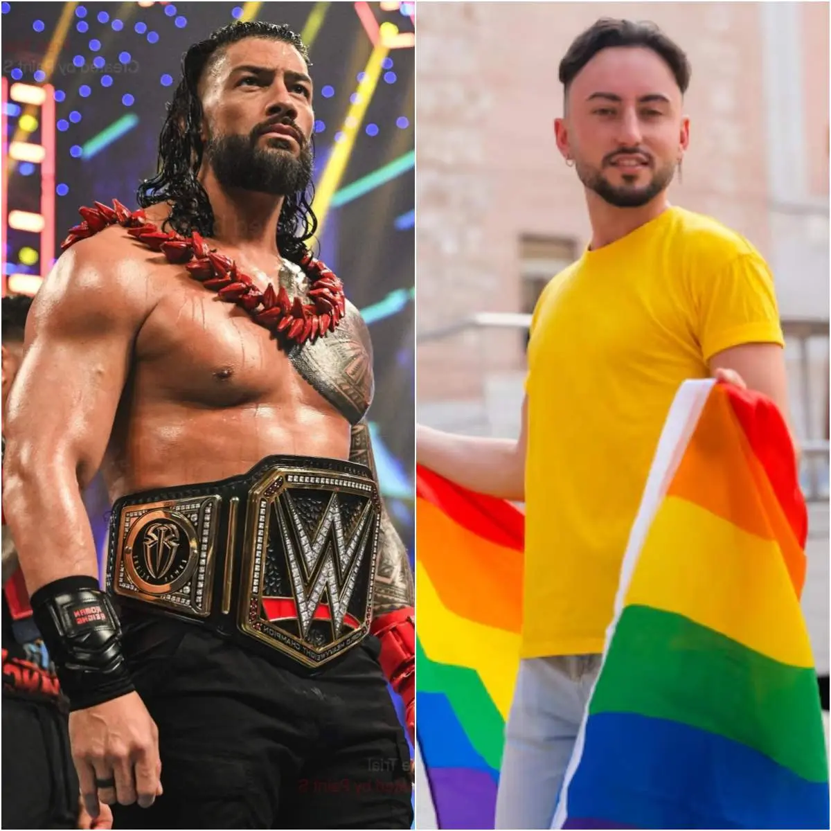 Cover Image for 🚨 BREAKING NEWS 🚨 “I WILL NOT BE FORCED!” – Roman Reigns caused a sensation when he publicly accused Triple H of abusing his power, trying to force him to participate in WWE’s LGBT campaigns next year. Triple H immediately responded with a fiercely sarcastic retort, but just 5 minutes later, Reigns released a 10-word statement that left WWE speechless! 👇👇