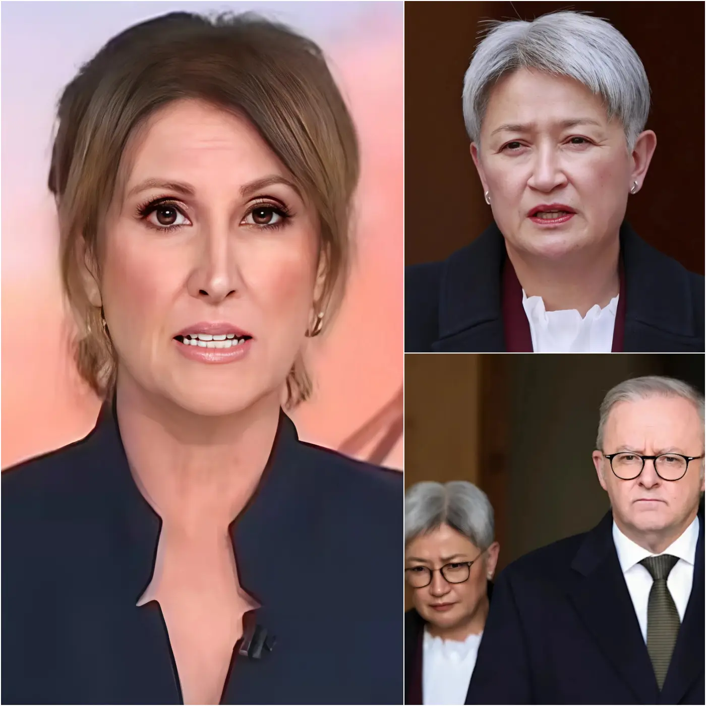 Cover Image for 💥 BREAKING MOMENTS AGO ON SUNRISE: A high-tension moment rocked Australian television when Nat Barr launched a fierce confrontation live on air, publicly demanding the resignation of Foreign Minister Penny Wong. The exchange set the studio ablaze and triggered an immediate surge of reactions across the country.
