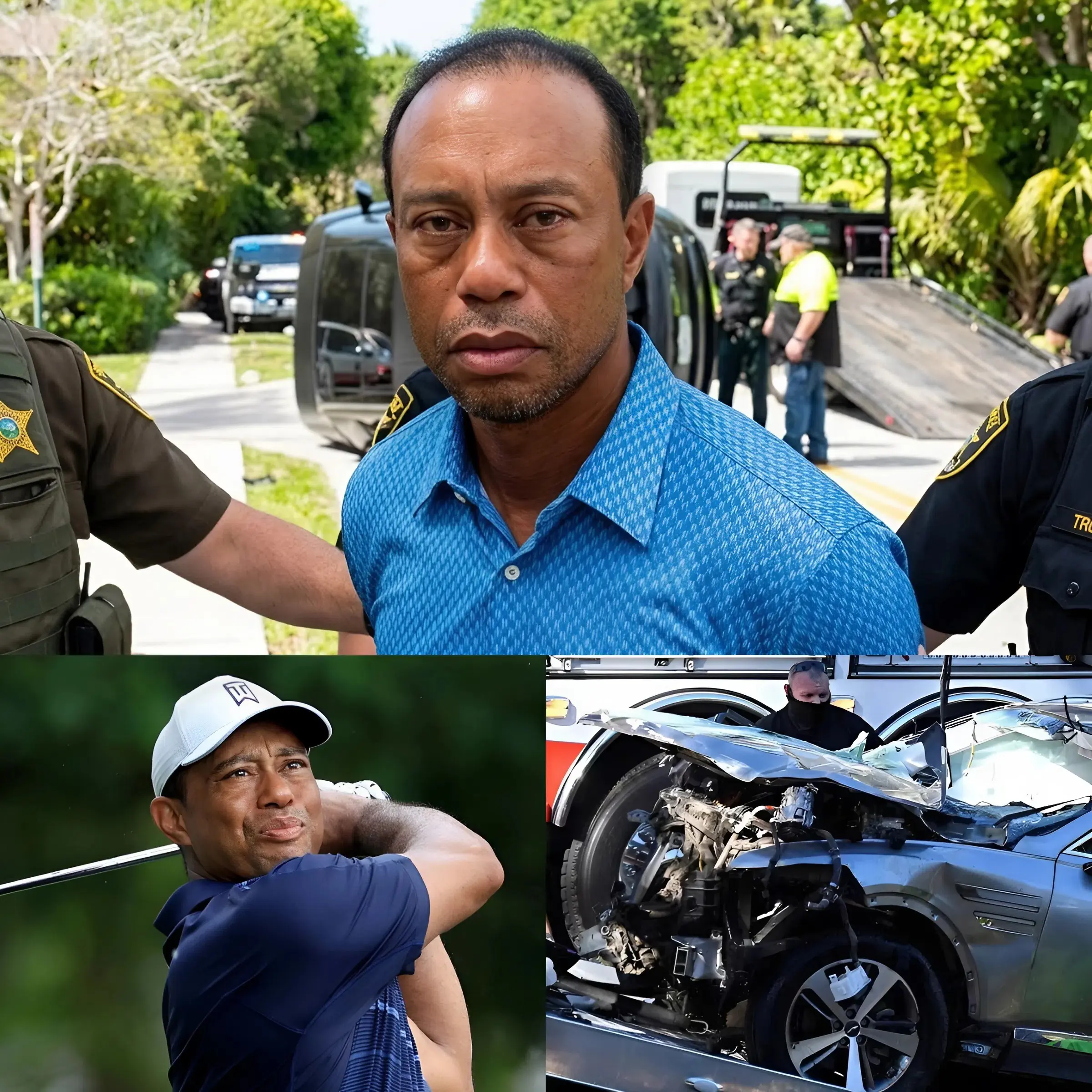 Cover Image for 🚨 BREAKING: Tiger Woods arrested days before the 2026 Masters after Land Rover rollover — breath test shows zero alcohol, but police suspect other substances as he refuses urine test; insiders reveal he left a wild party before speeding through a residential area 🔥