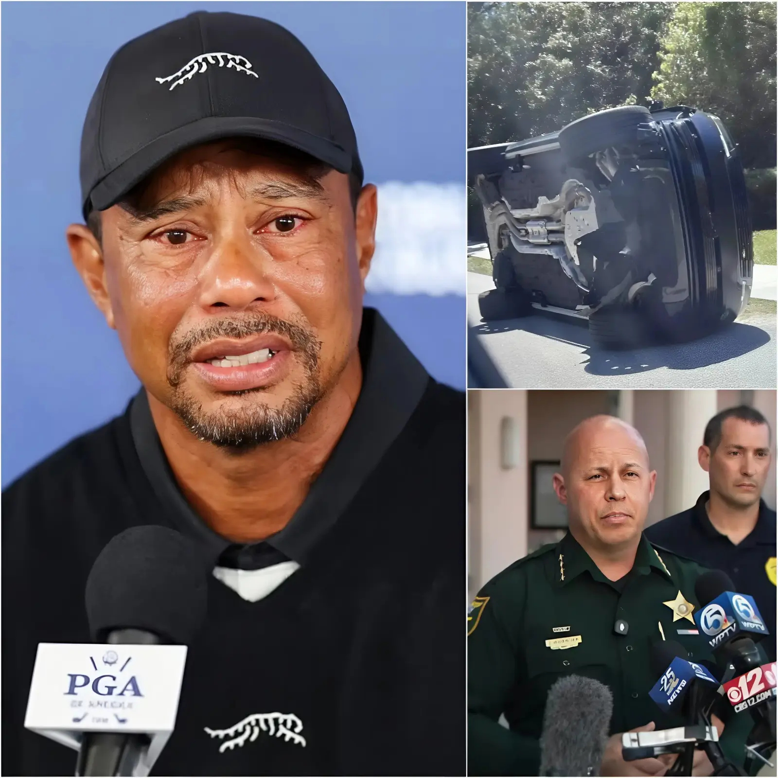 Cover Image for 🚨 “IT’S ALL DUE TO ARRANGEMENT, THIS WAS NO ACCIDENT — SOMEONE WANTED ME OUT.” Tiger Woods dropped a bombshell that rocked the sports world, revealing his strong suspicions about the Friday night car crash.
