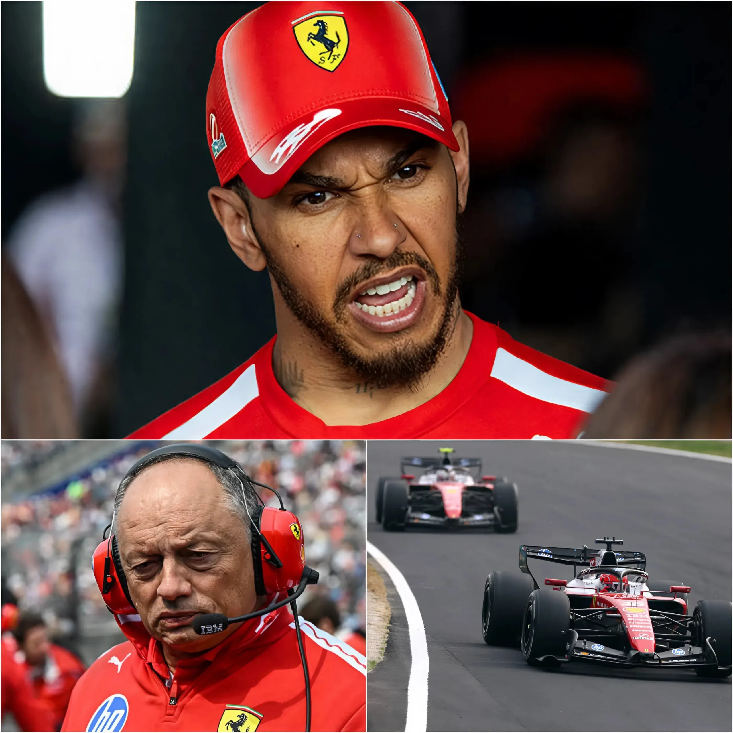 Cover Image for “I don’t understand why Charles has more power than me even though we’re driving the same car.” Immediately after the Japanese Grand Prix, Lewis Hamilton bluntly questioned the difference between the two Ferraris. Team radio recordings captured his clear frustration, with Hamilton repeatedly demanding an explanation from the pit wall.