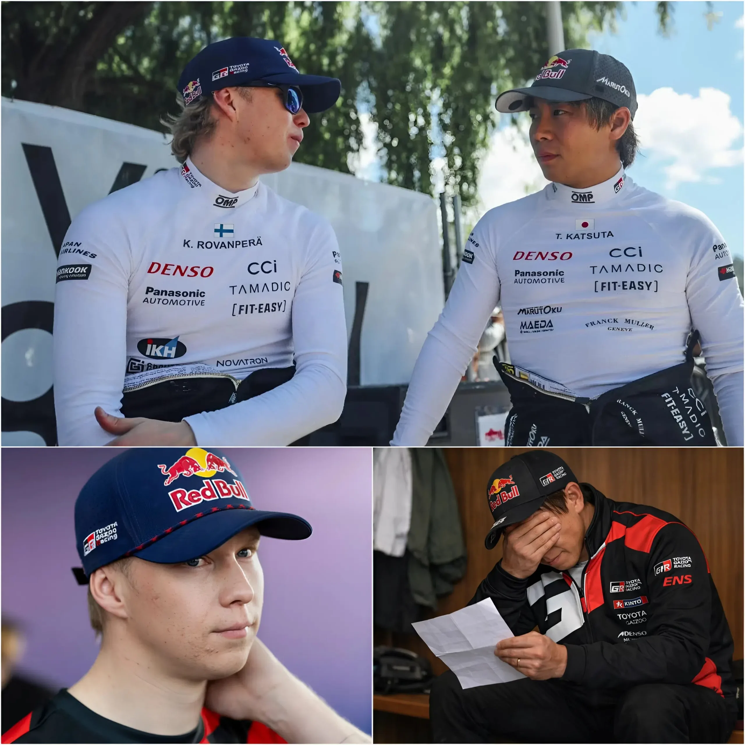 Cover Image for A deeply moving moment: Kalle Rovanperä quietly sent Takamoto Katsuta a “meaningful and incredibly personal gift” on the eve of a crucial rally. It wasn’t gear or anything flashy… but a handwritten letter in Japanese, Takamoto’s native language, paired with a small keepsake