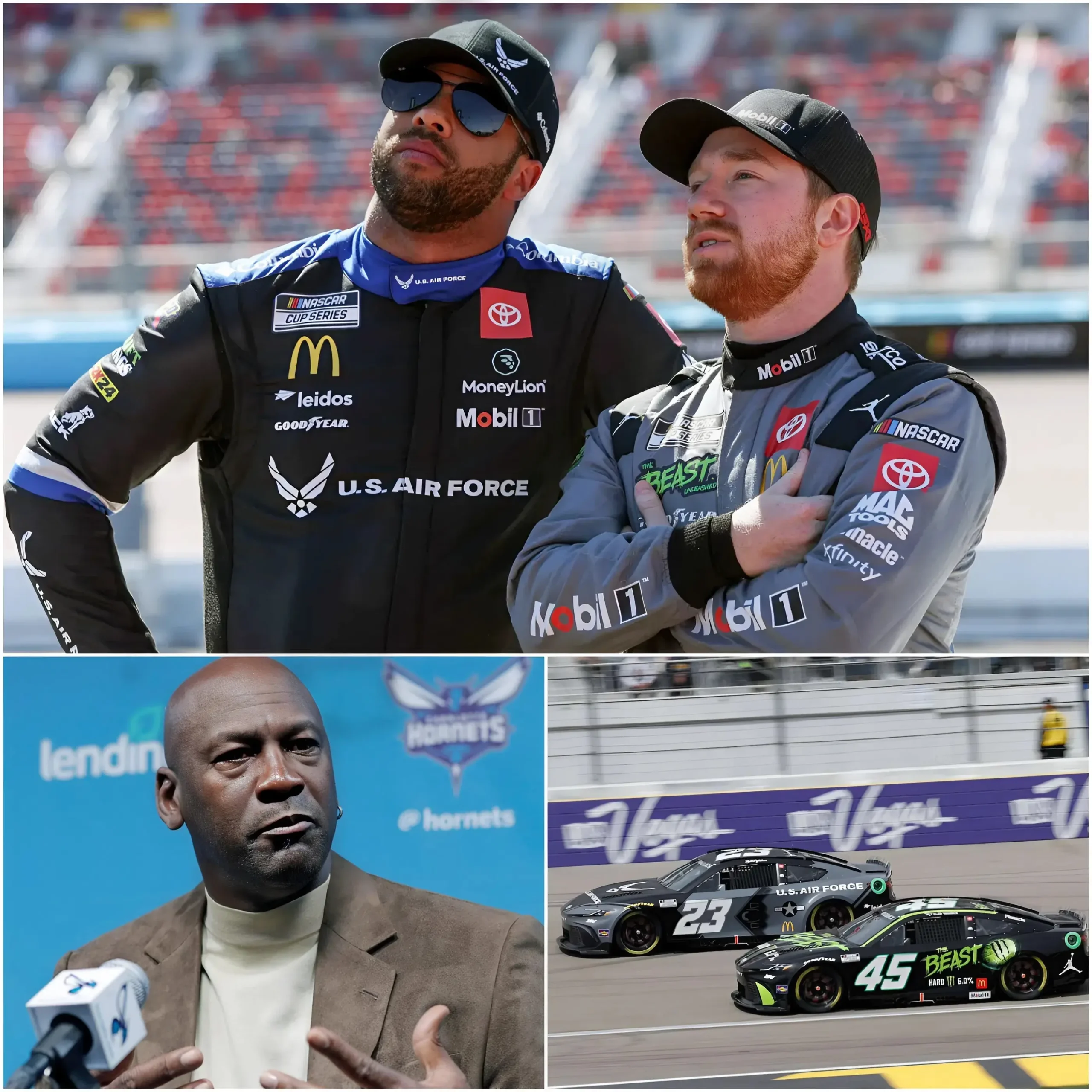 Cover Image for 🚨 BREAKING NEWS: Michael Jordan stated: “I don’t care about his past or what he has done before; my job is to select drivers who respect team discipline and colors. I have officially removed him from the list after the Cook Out 400 because his attitude has become a ‘virus,’ and I will not allow the ego of a single individual to ruin our chances.”