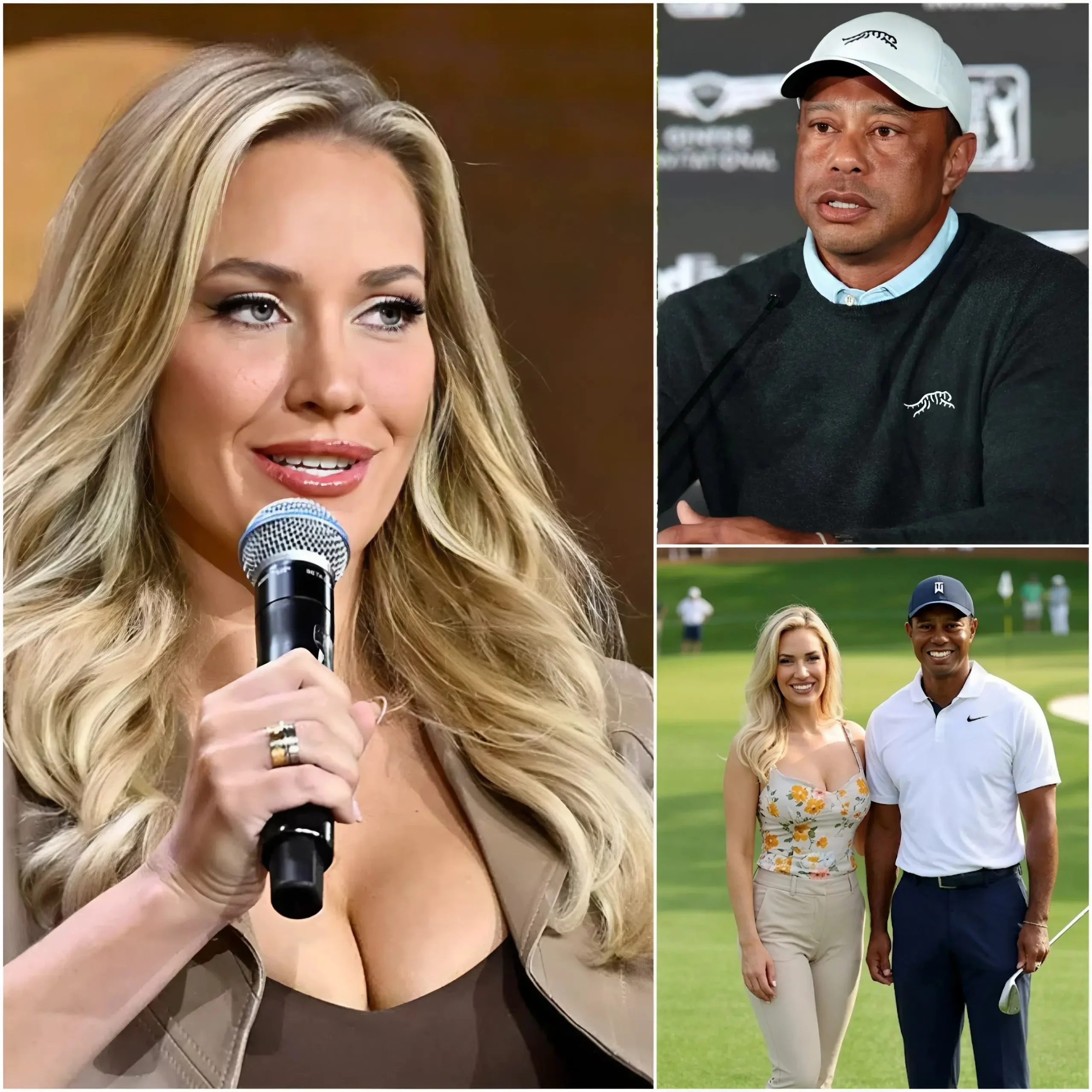 Cover Image for Paige Spiranac opens up about her turbulent time with Tiger Woods: “He wasn’t honest about it at all…😢 Read more in the first comment 👇