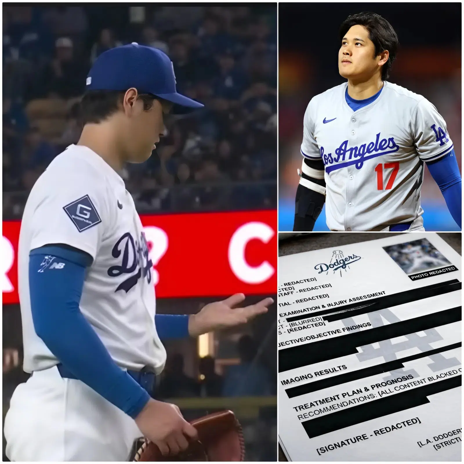 Cover Image for “HE’S JUST DEALING WITH A LITTLE DISCOMFORT, THAT’S ALL!” – Dave Roberts dodges direct question about whether Ohtani has a wrist injury. When asked directly about the wrist condition of the Japanese superstar, manager Dave Roberts gave only a vague response. Right after that, the medical report following the post-game check left Dodgers fans extremely uneasy…