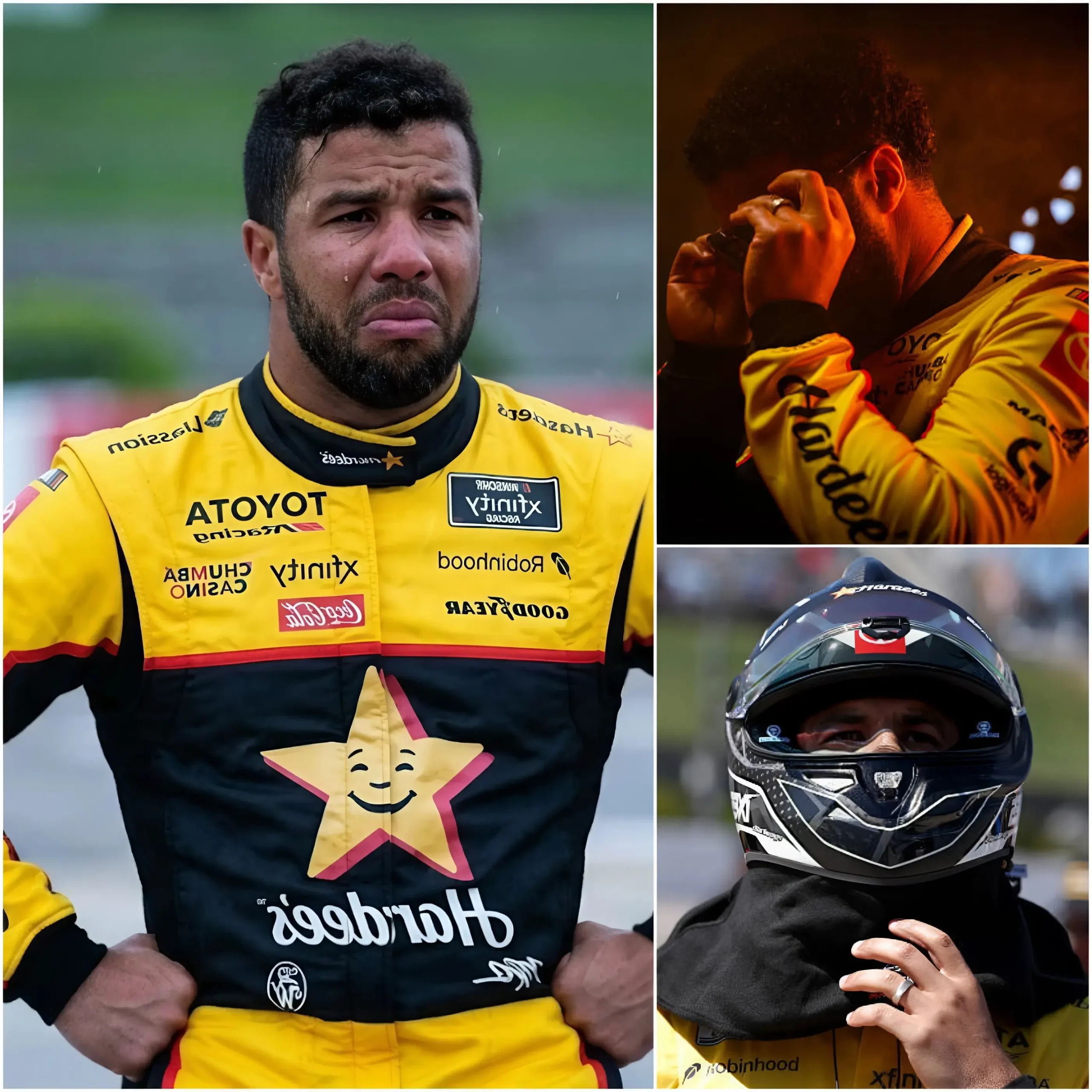 Cover Image for 🔴 EXPLOSION: Bubba Wallace has finally broken his years of silence, revealing a shocking truth: he was constantly subjected to racial discrimination and even targeted by wealthy NASCAR factions trying to remove him from the racetrack.