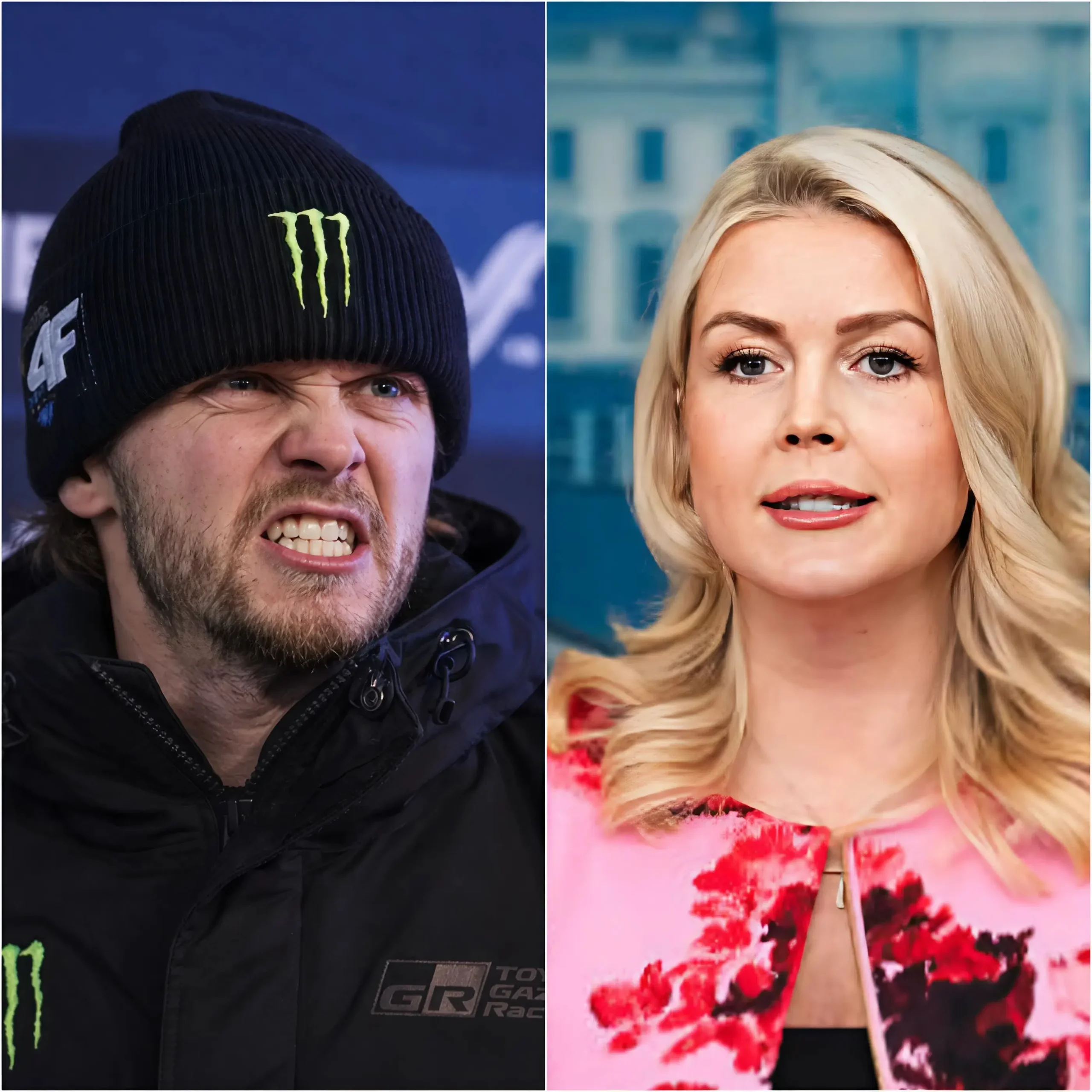 Cover Image for “DO NOT BRING MY FAMILY OR MY HOMELAND INTO THIS” Oliver Solberg has finally broken his silence to respond to the controversial comments made by Karoline Leavitt following a tense World Rally Championship race.
