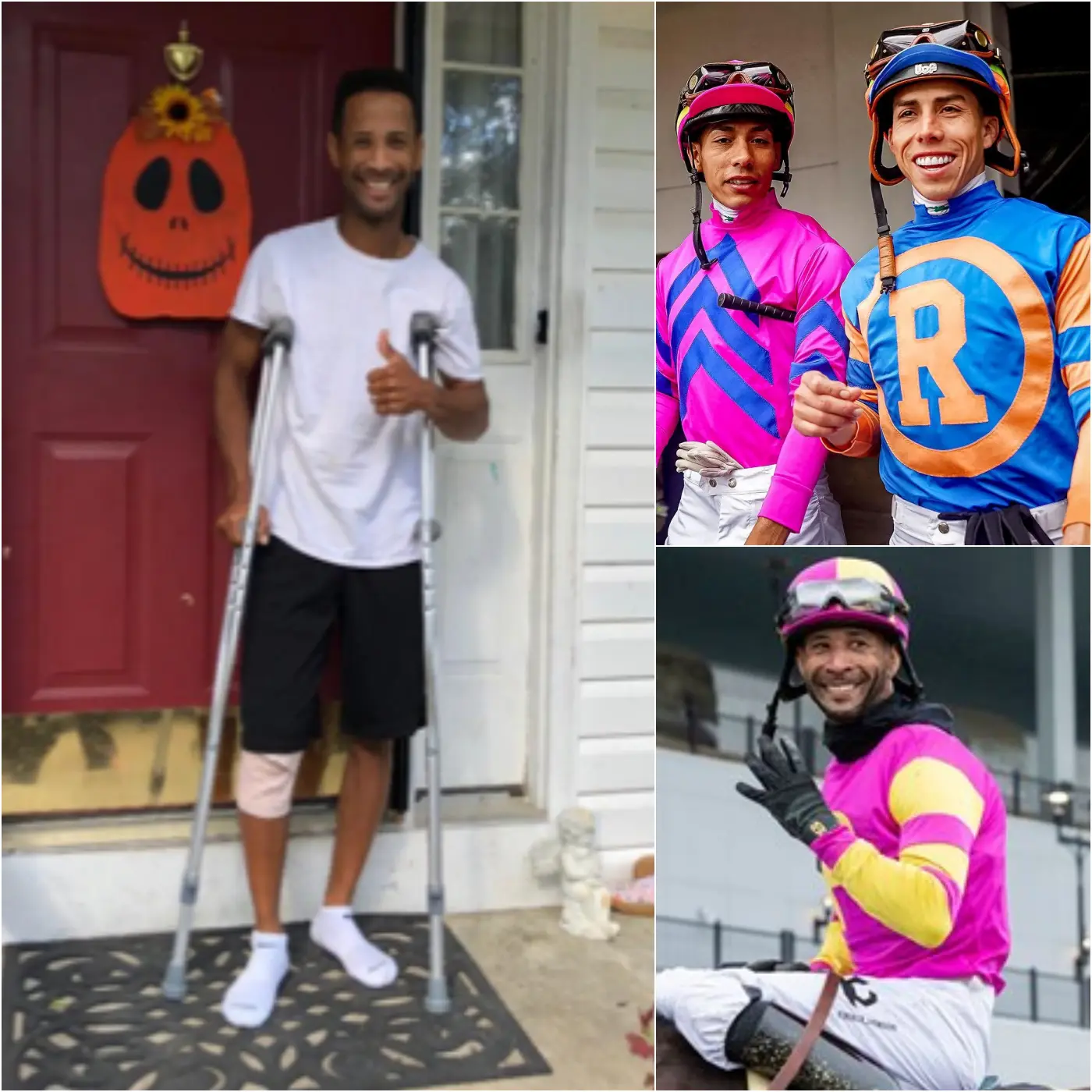 Cover Image for GOOD NEWS: Irad Ortiz Jr. and Jose Ortiz were delighted to reveal Kendrick Carmouche’s recovery from surgery to the entire riding community in Saratoga, but Kendrick Carmouche gave a concise five-word response that left everyone astonished!