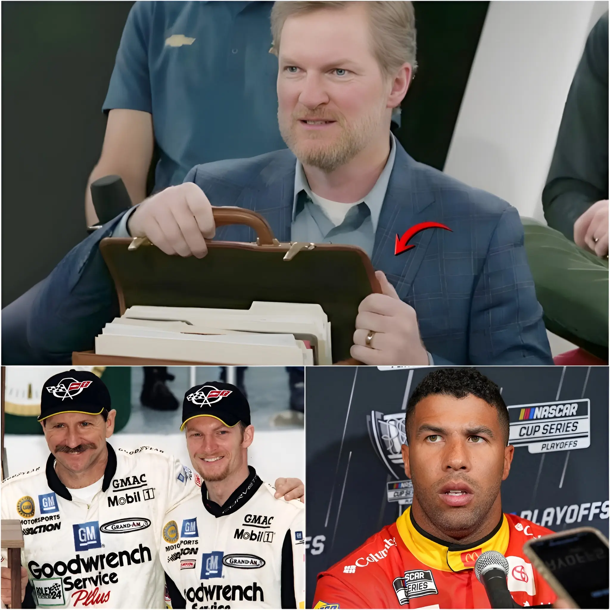 Cover Image for 🚨 “My father dedicated his entire life to NASCAR to get them to where they are today, but NASCAR ignored Bubba Wallace’s dangerous retaliation during the race and didn’t punish him…”