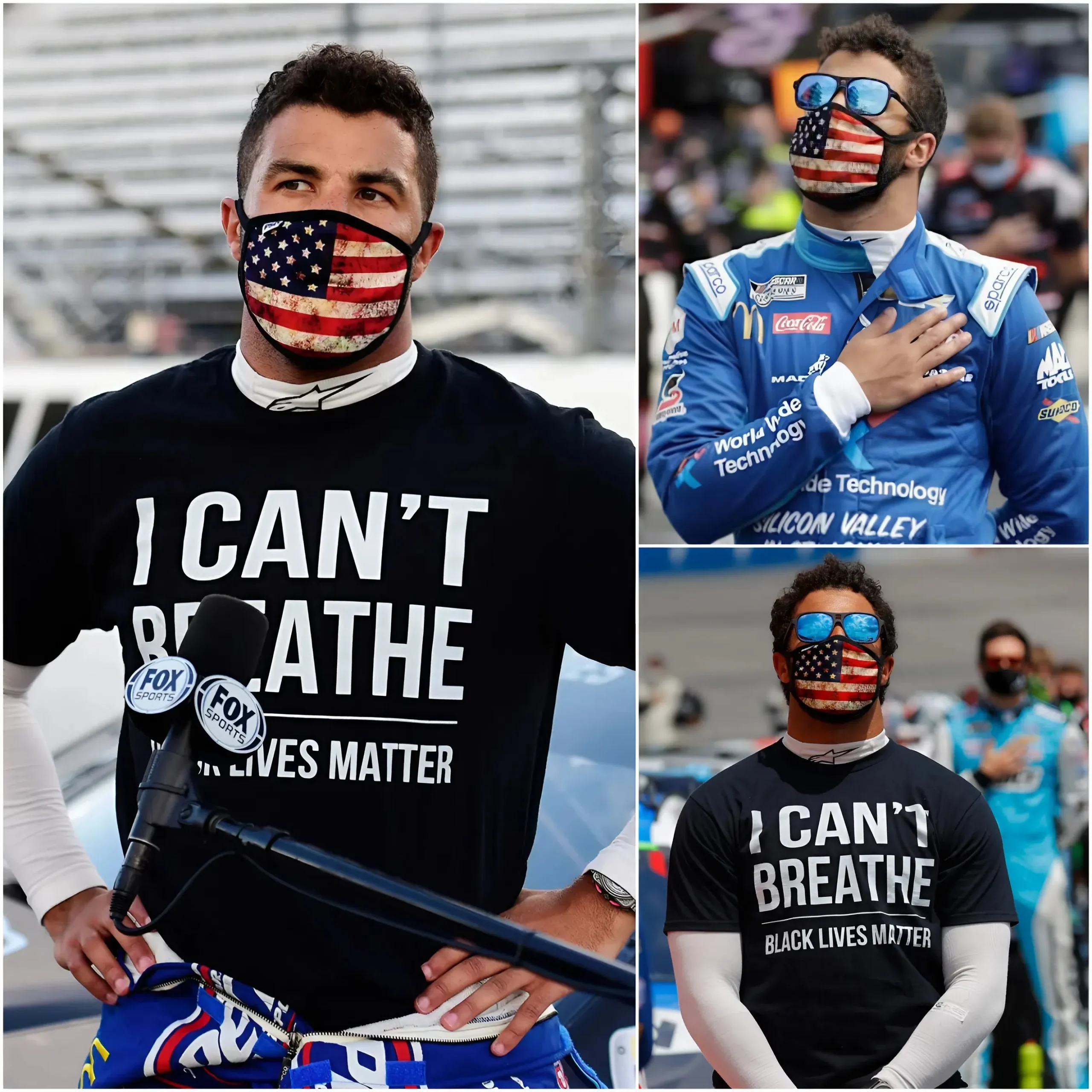Cover Image for 🔴 EXPLOSION: Bubba Wallace has finally broken his years of silence, revealing a shocking truth: he was constantly subjected to racial discrimination and even targeted by wealthy NASCAR factions trying to remove him from the racetrack