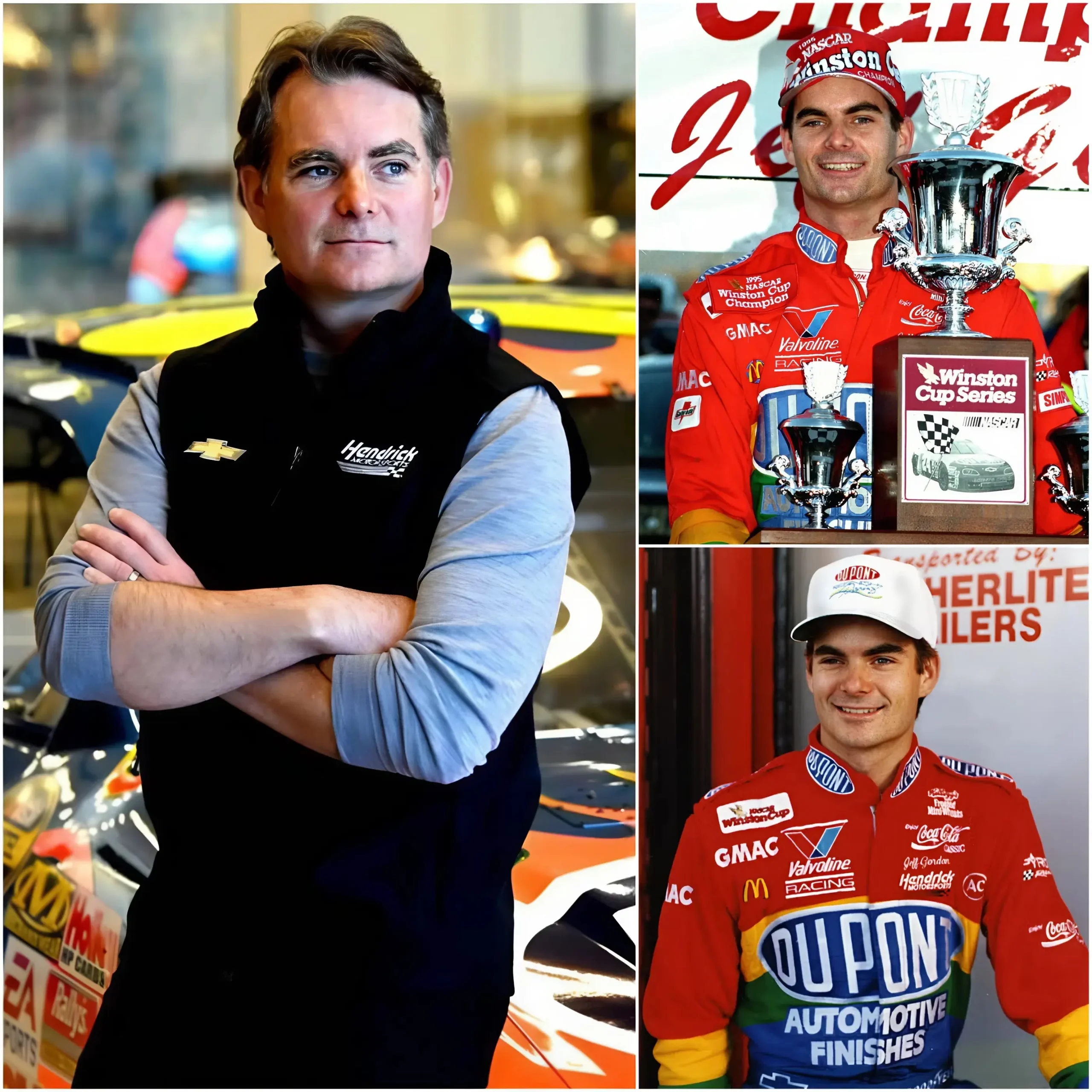Cover Image for 🔴BREAKING NEWS: Jeff Gordon has officially returned to racing after nearly a decade away at the NASCAR IROC Heritage Invitational in Concord, marking his first major racing event since 2016. But what truly thrilled fans wasn’t just his return