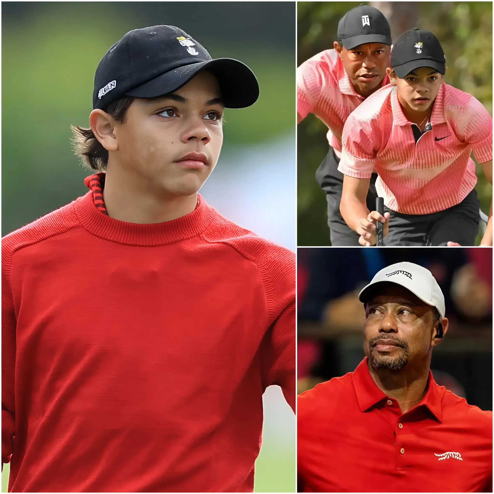 Cover Image for 🚨 “LEAVE MY FATHER ALONE, DON’T TOUCH MY FAMILY OR MY COUNTRY.” Charlie Woods sent shockwaves through the entire golf world after criticism was directed at Tiger Woods and his family following the accident.