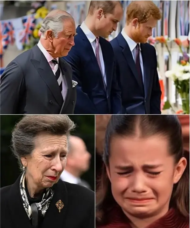 Cover Image for 🚨 VOR 1 STUNDE! „Alle, senkt eure Köpfe und…“ — die zitternde Stimme von Princess Anne hallte durch den großen Saal. Prince Harry eilte zurück in den Palast, ließ alle Differenzen hinter sich. Keine Presse, keine Kameras — nur eisige Stille: „Mit tiefer Trauer geben wir bekannt…“ MEHR UNTEN 👇👇👇