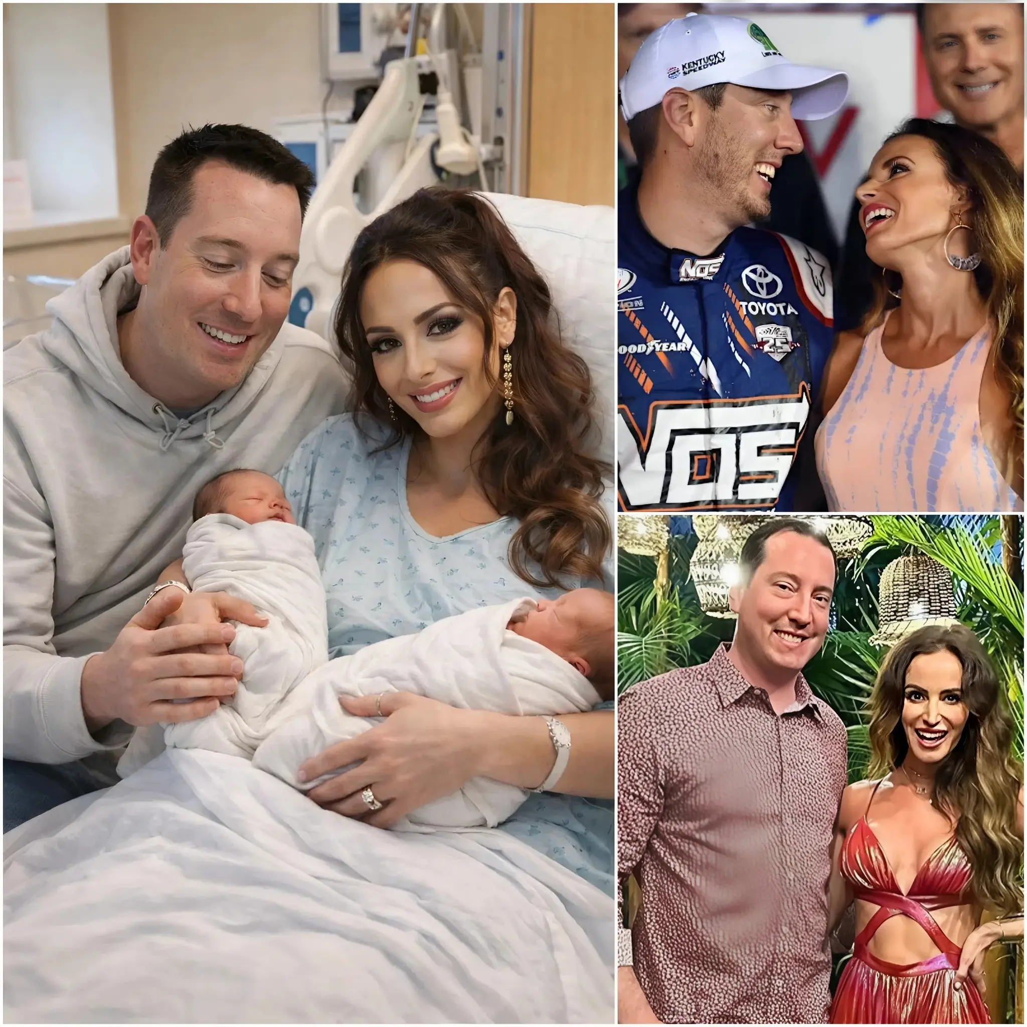 Cover Image for 🔴 Kyle Busch and Samantha Busch moved the world when they officially shared the happy news of their family after years of waiting — the birth of twins is not only a miracle but also a tearful story behind th