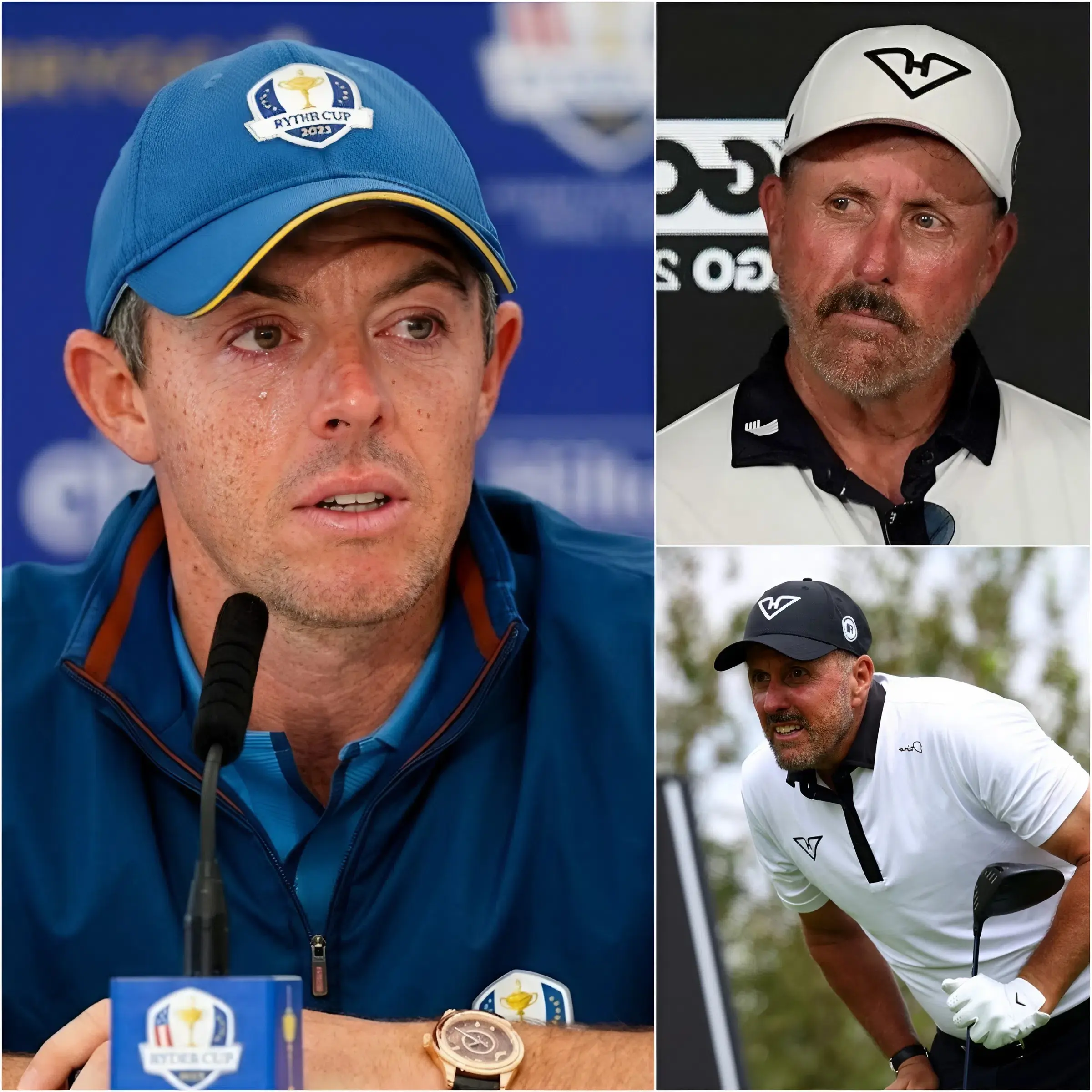 Cover Image for BREAKING NEWS — 10 MINUTES AGO: 😭 Rory McIlroy was moved to tears when Phil Mickelson revealed the reason he could not participate in the 2026 Masters: “Phil, you are a legend who has inspired an entire generation, yet today you cannot play due to a very special reason.” Phil Mickelson immediately responded with a ten-word message that left the entire golf world stunned.