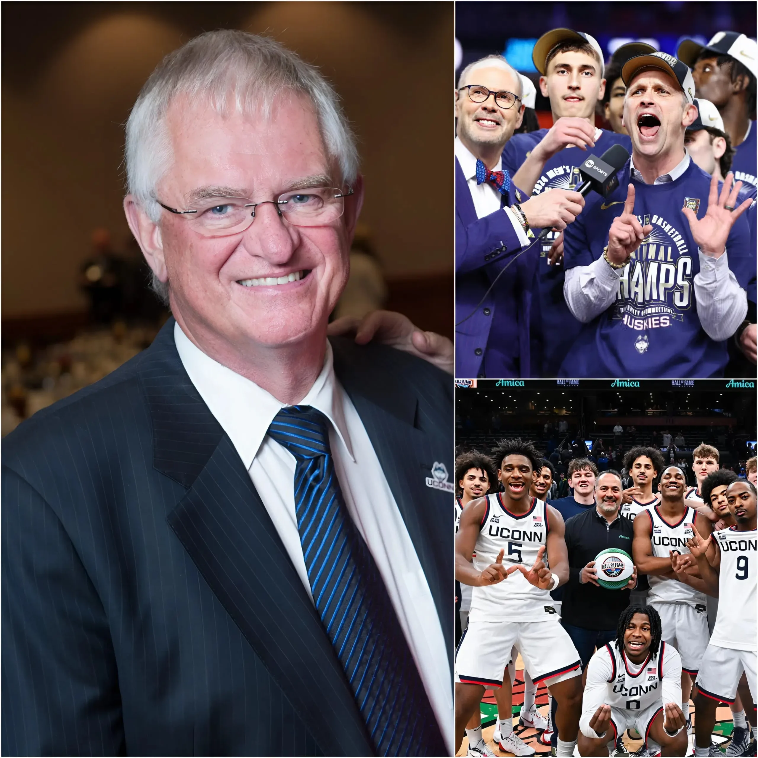 Cover Image for Just before the National Championship game, longtime UConn alumnus and prominent entrepreneur Denis Nayden stunned the college basketball world with his extraordinary bonus offer for the UConn Huskies men’s basketball team — should they win the 2026 NCAA title.