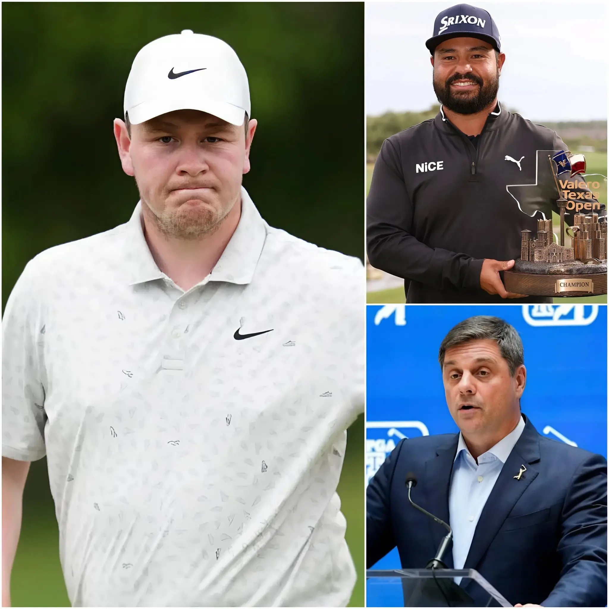 Cover Image for 🚨 “If the PGA Tour continues to show favoritism and let lucky players take my victory, then I will leave for good! I no longer want to play in a tournament that is this unfair and being ruined like this!” – Robert MacIntyre suddenly exploded in the press conference after the Valero Texas Open 2026, leaving the entire room in silence.