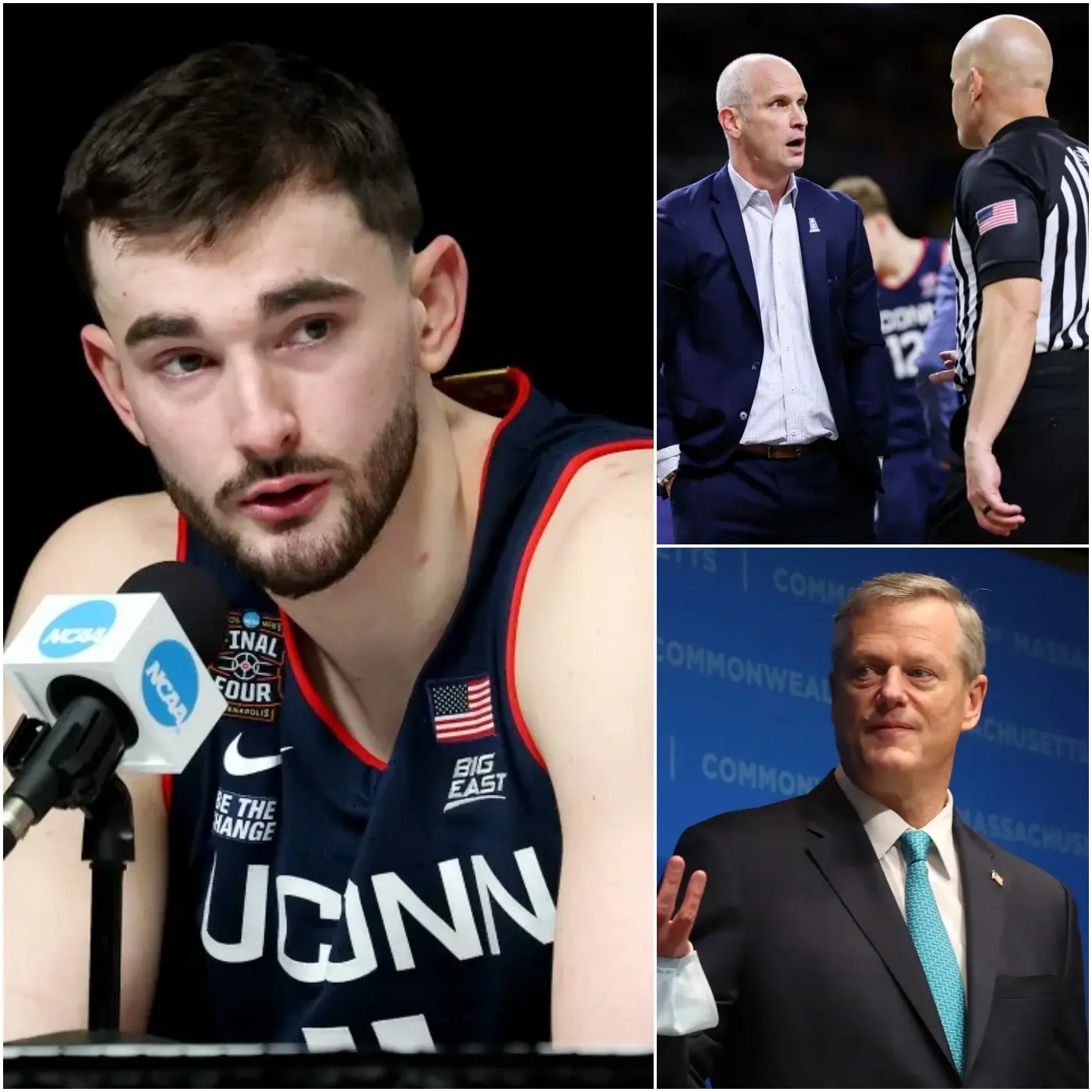 Cover Image for 🚨“THIS IS UNFAIR, AND TODAY UCONN IS THE VICTIM!” Immediately after Michigan defeated UConn 69–63 in the NCAA Finals