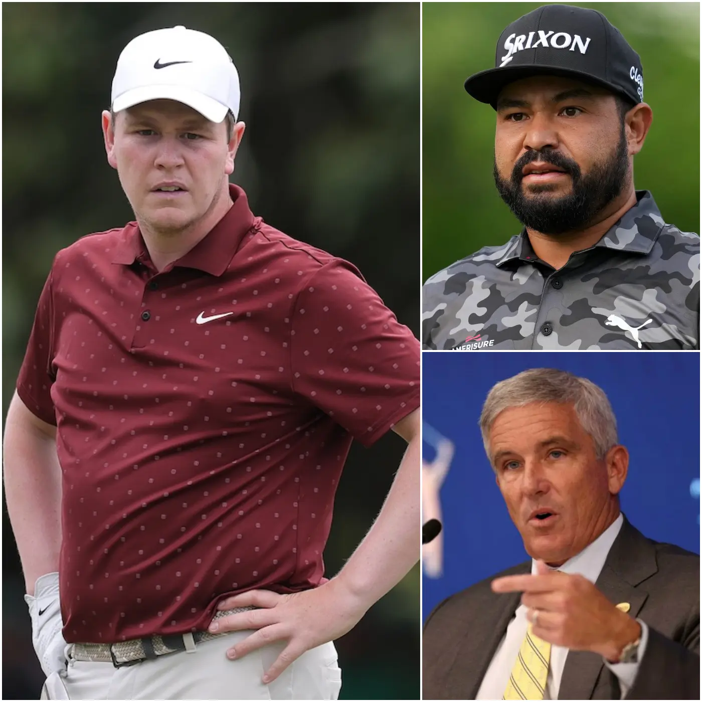 Cover Image for “Robert MacIntyre erupts at the 2026 Texas Open, accusing the PGA Tour of unfairly aiding J.J. Spaun’s comeback and demanding his trophy be stripped. The shocking moment left the crowd stunned, but the real bombshell came when MacIntyre’s wife revealed the immense pressure they faced from organizers for six months!”