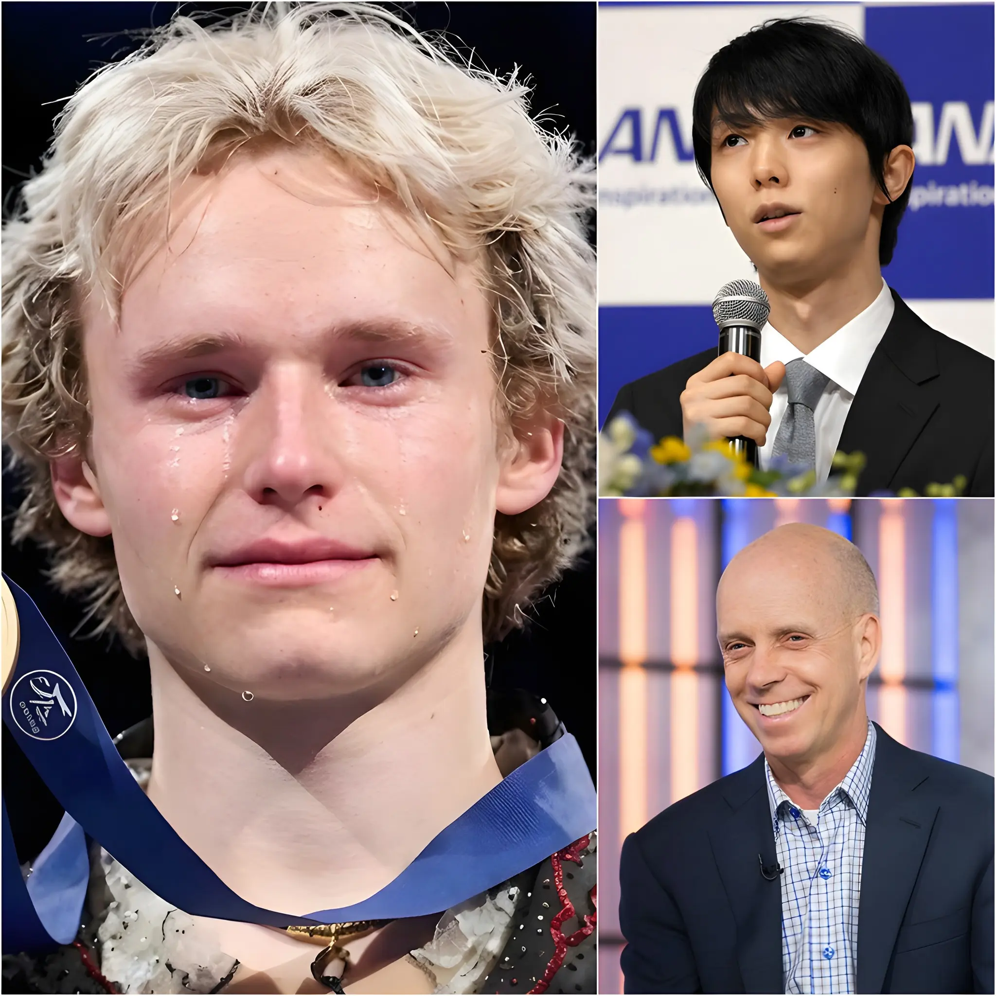 Cover Image for âI canât believe he would say thatâŚâ Ilia Malinin struggled to hide his emotions after an unexpected critique from Yuzuru Hanyu shook the skating world. The backlash spread quickly, igniting intense debate across the community.